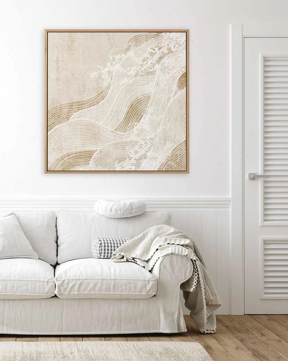 Tidal Waves II | Framed Canvas Art Print from Olive et Oriel where you can shop wallpaper and artworks online