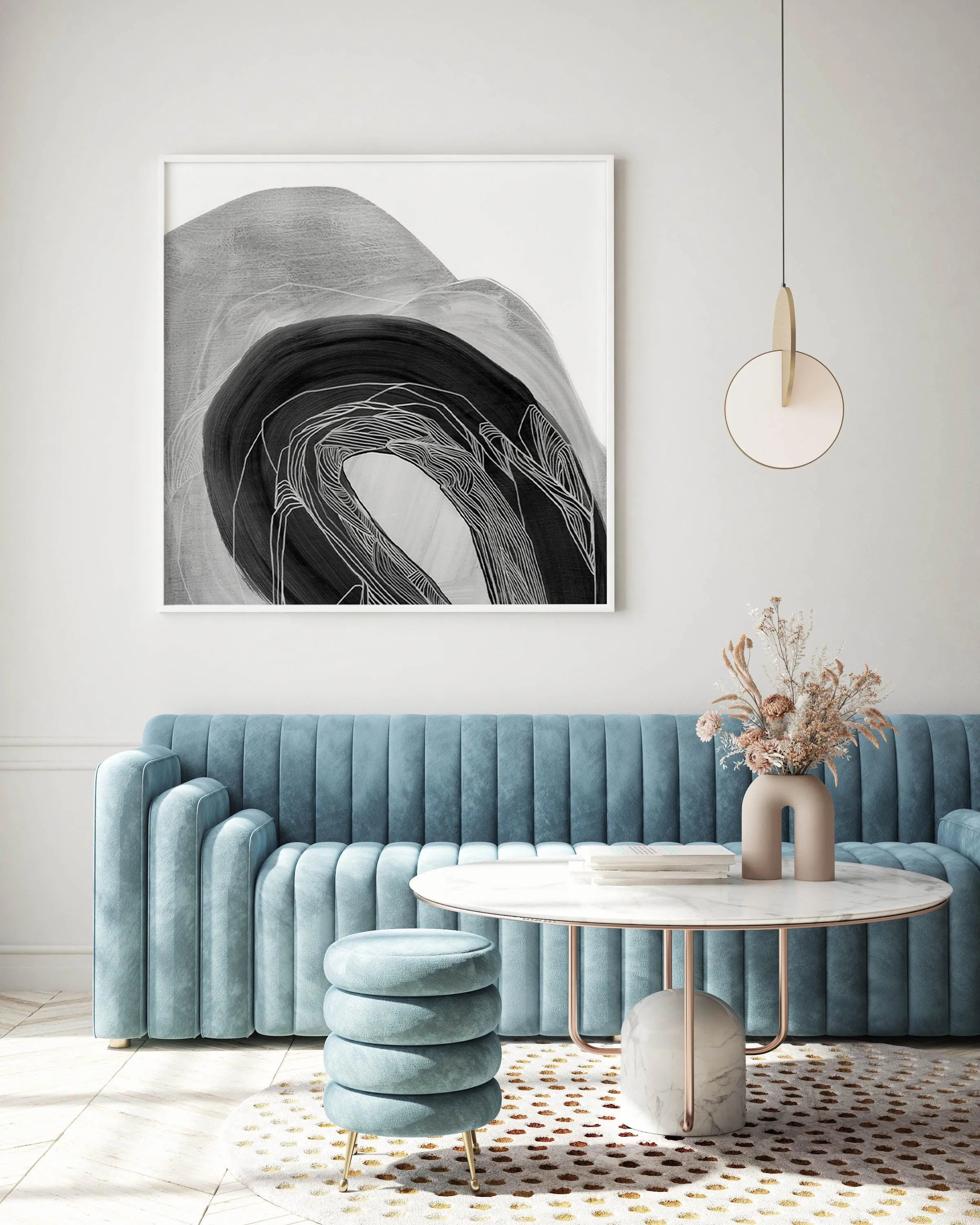 Tide Luxe SQ by Kirsta Benedetti Art Print-PRINT-Olive et Oriel-Kirsta Benedetti-Buy-Australian-Art-Prints-Online-with-Olive-et-Oriel-Your-Artwork-Specialists-Austrailia-Decorate-With-Coastal-Photo-Wall-Art-Prints-From-Our-Beach-House-Artwork-Collection-Fine-Poster-and-Framed-Artwork