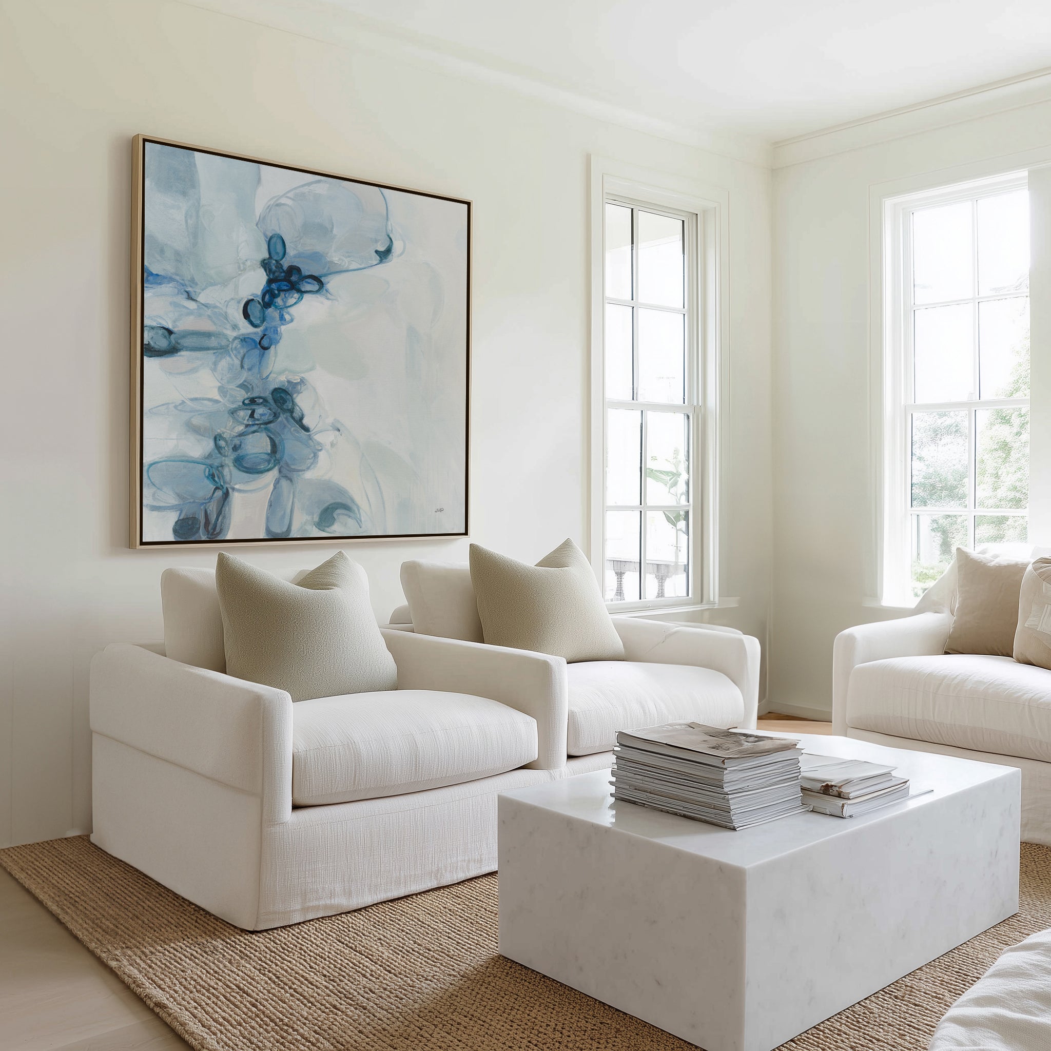 Tidewall | Framed Canvas Art Print