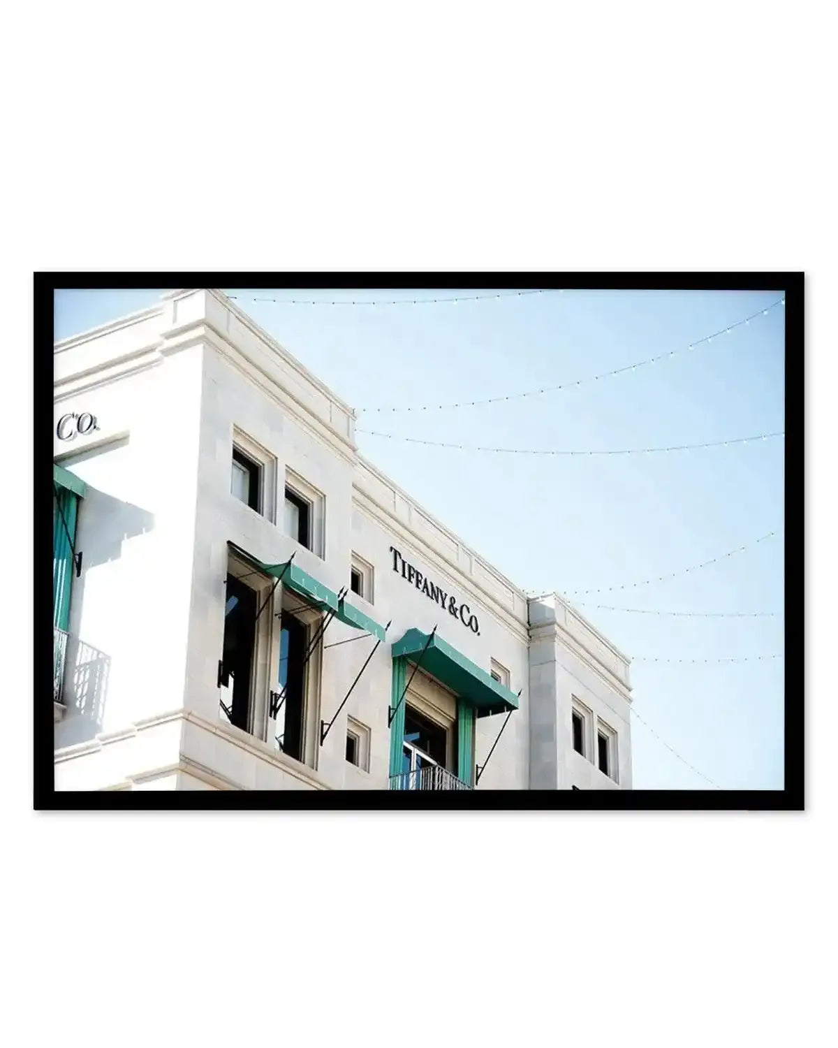 Tiffany & Co | Rodeo Drive | LS Art Print from Olive et Oriel where you can shop wallpaper and artworks online