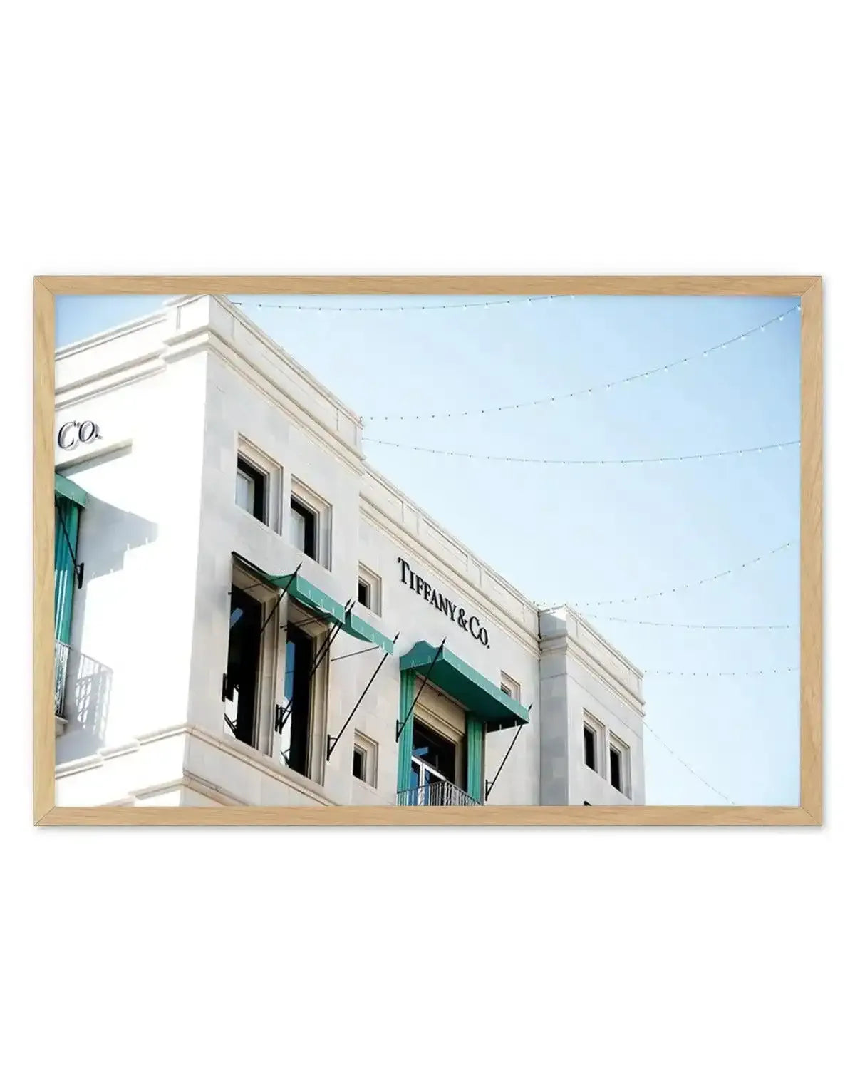 Tiffany & Co | Rodeo Drive | LS Art Print from Olive et Oriel where you can shop wallpaper and artworks online