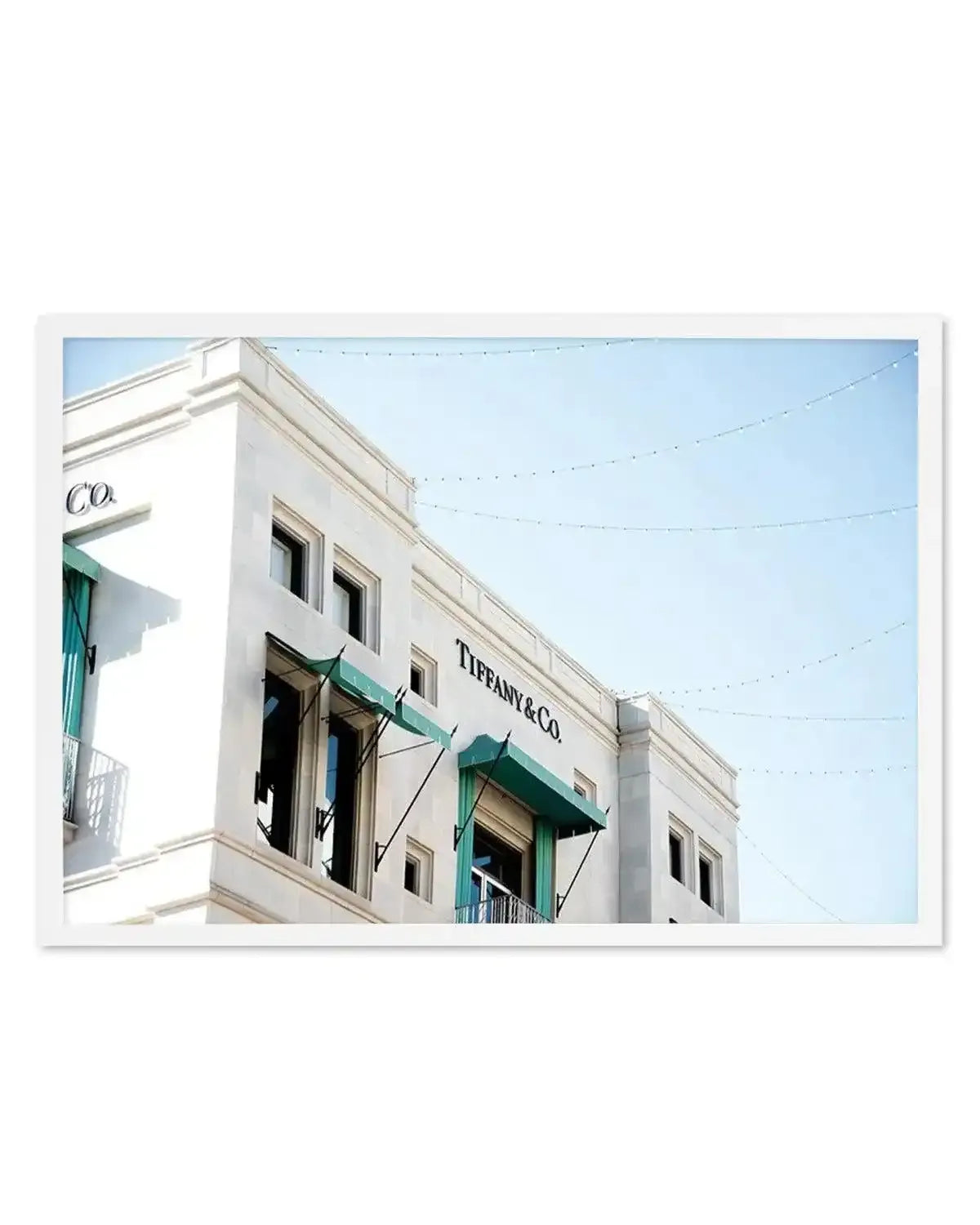Tiffany & Co | Rodeo Drive | LS Art Print from Olive et Oriel where you can shop wallpaper and artworks online
