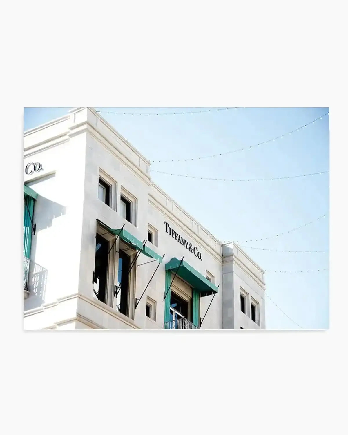 Tiffany & Co | Rodeo Drive | LS Art Print from Olive et Oriel where you can shop wallpaper and artworks online