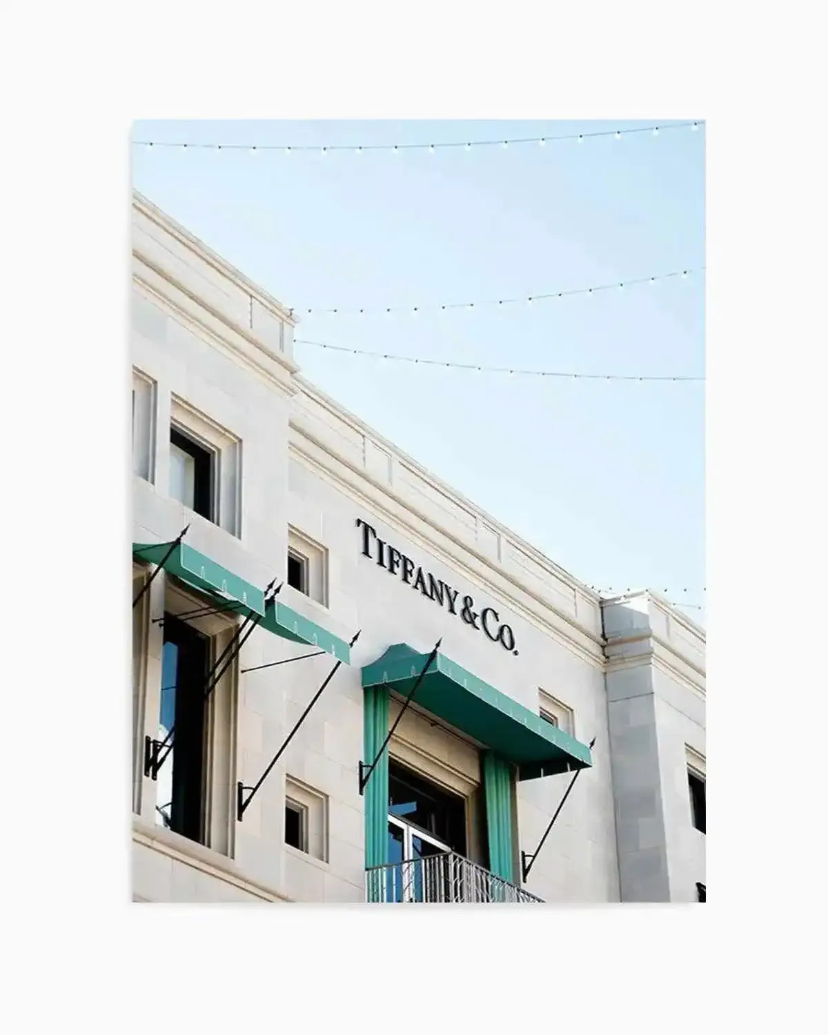 Tiffany & Co | Rodeo Drive | PT Art Print from Olive et Oriel where you can shop wallpaper and artworks online