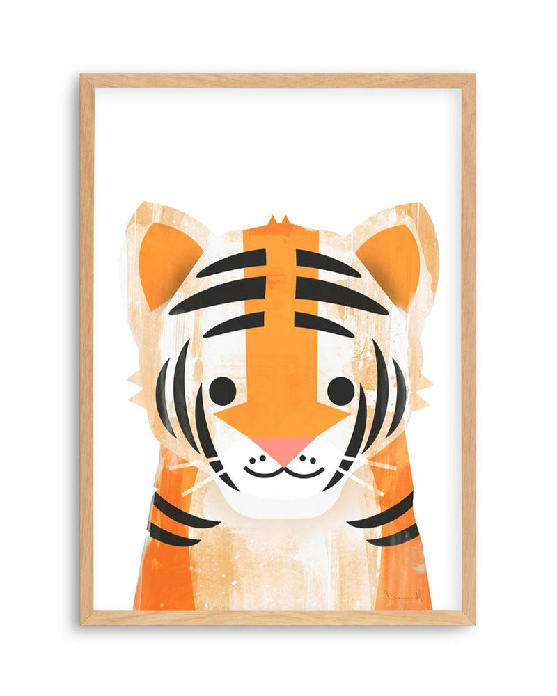 Tiger by Dan Hobday Art Print