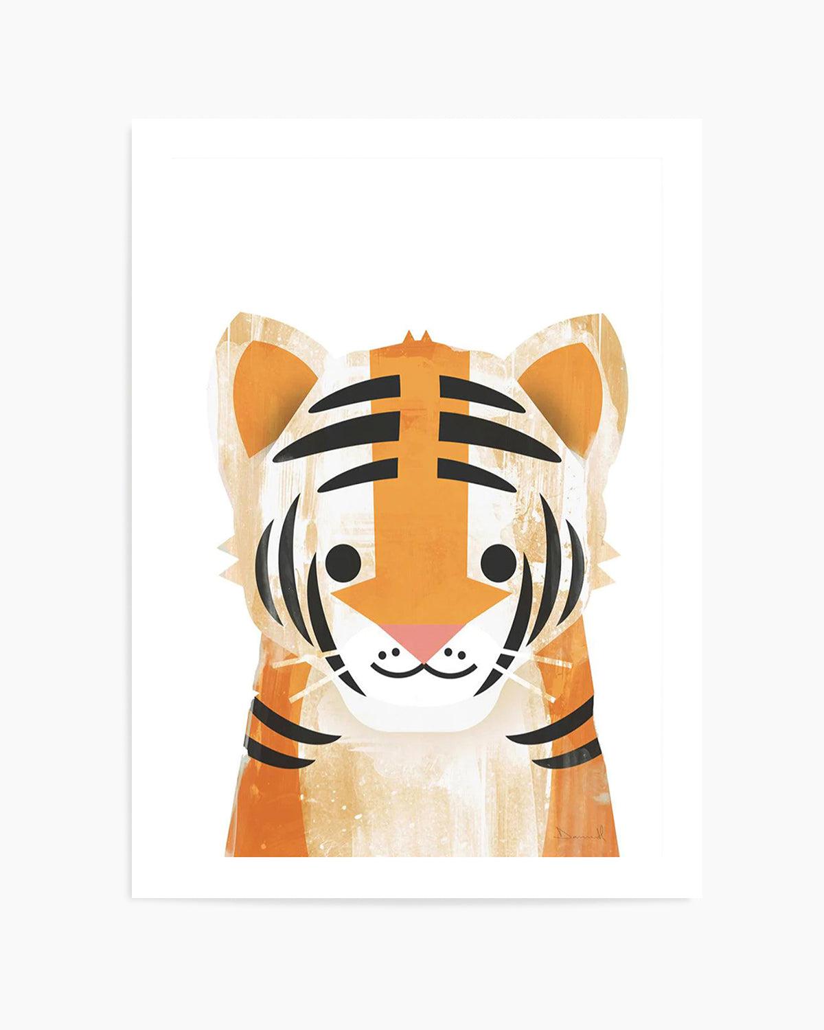 Tiger by Dan Hobday Art Print