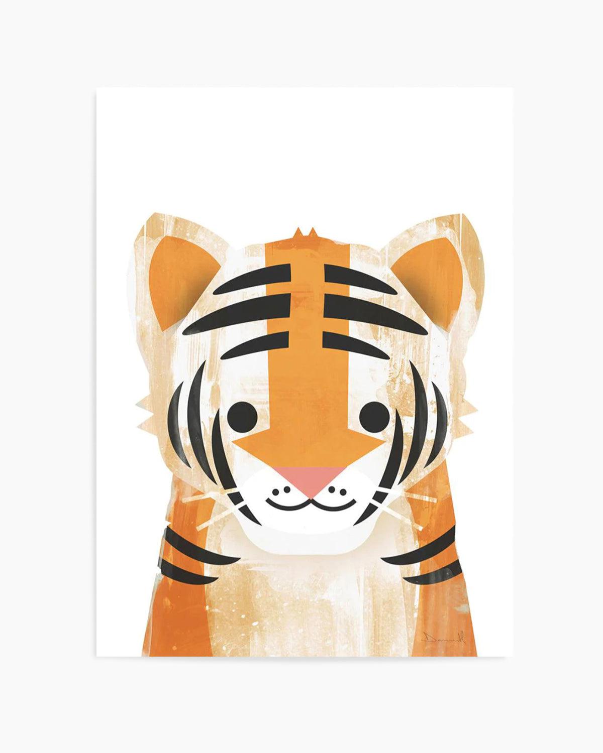 Tiger by Dan Hobday Art Print