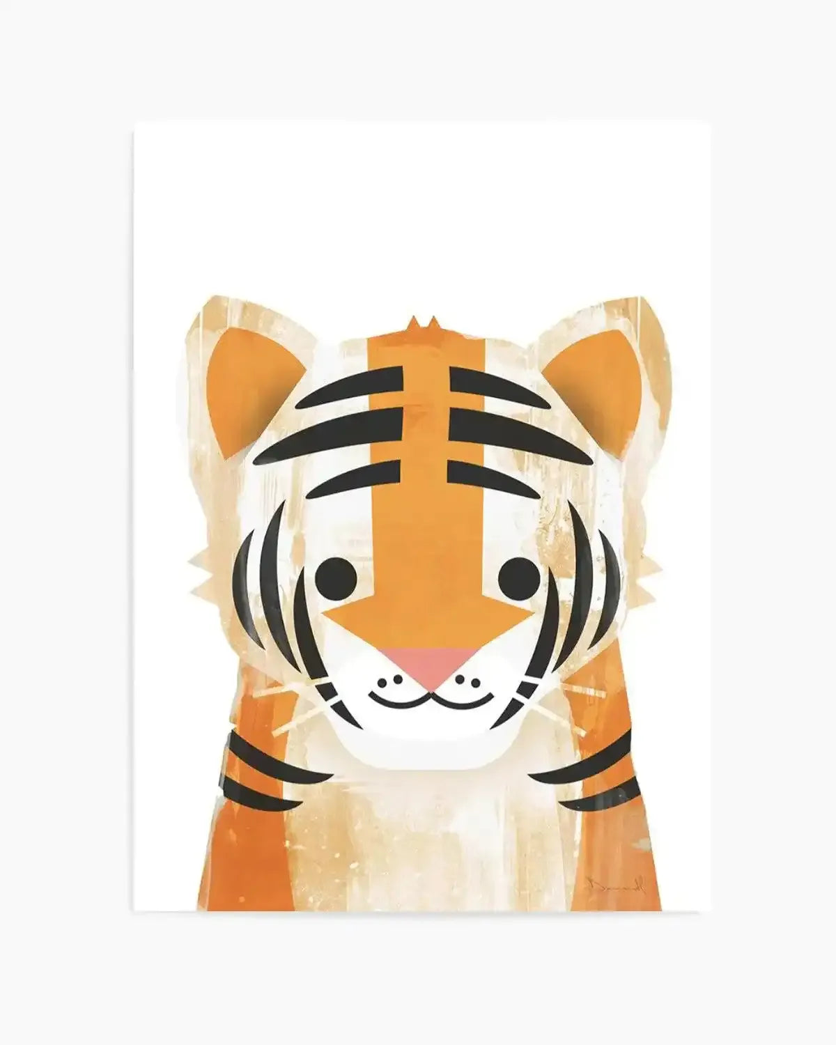 Tiger by Dan Hobday Art Print from Olive et Oriel where you can shop wallpaper and artworks online