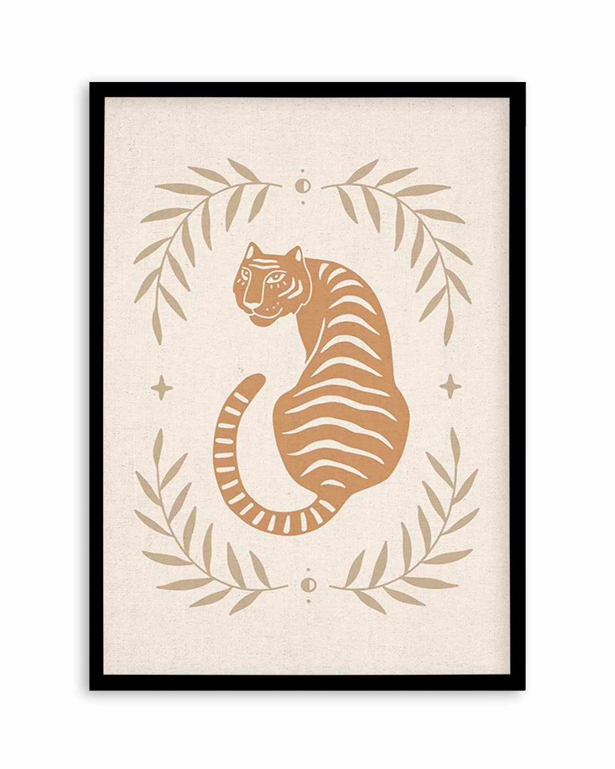 Tiger in the Palms Art Print