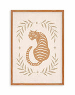 Tiger in the Palms Art Print