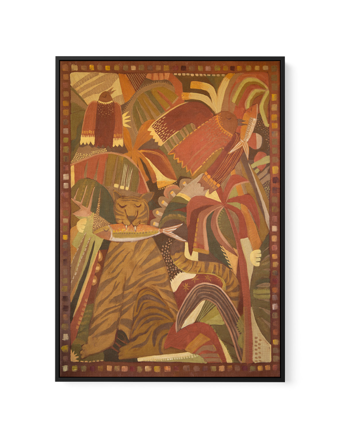Tigerfish by Erin Champ | Framed Canvas Art Print