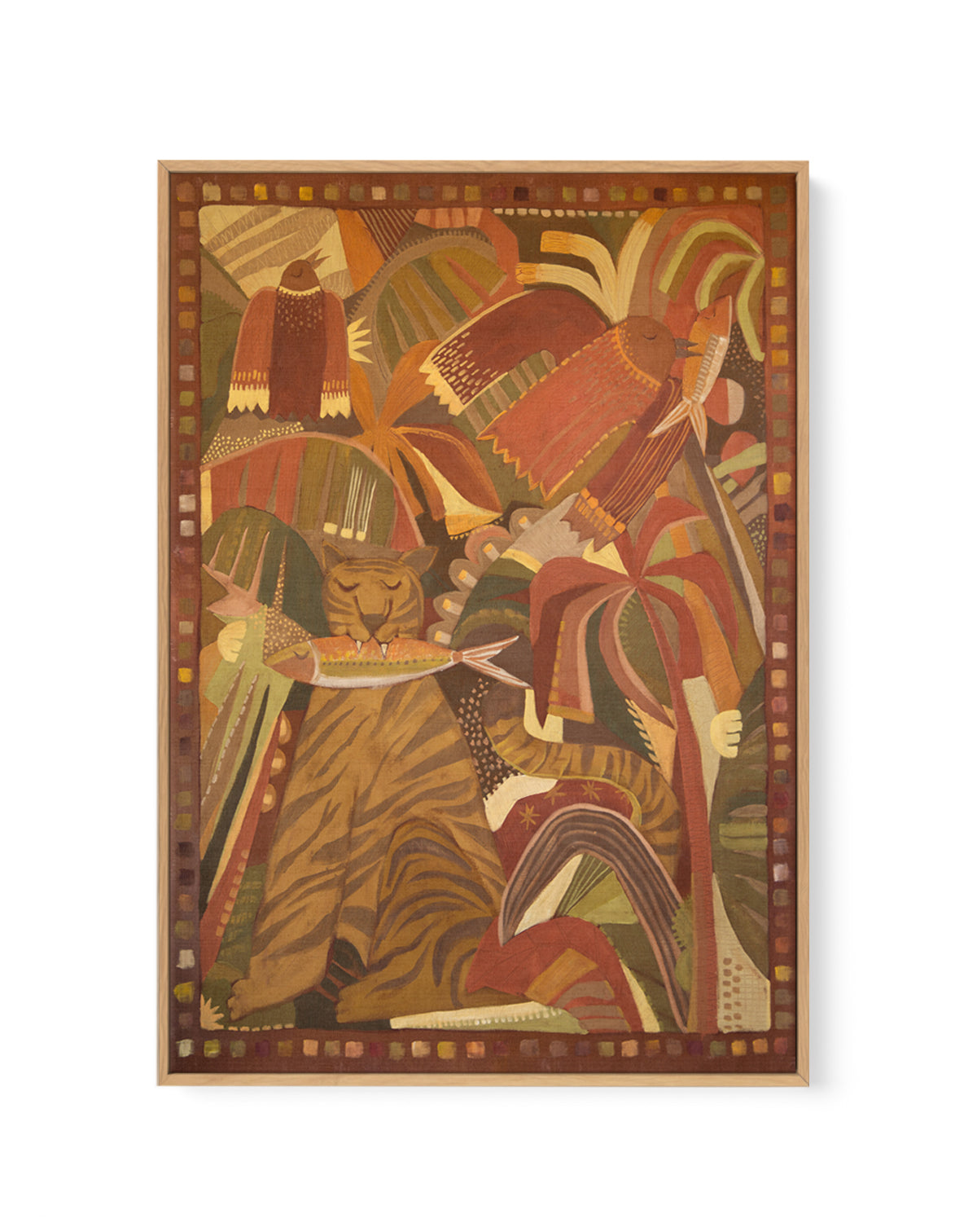 Tigerfish by Erin Champ | Framed Canvas Art Print