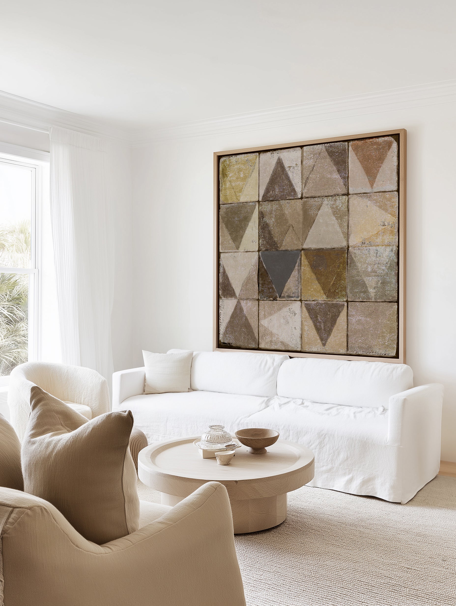 Tiles 1 by Marco Marella | Framed Canvas Art Print