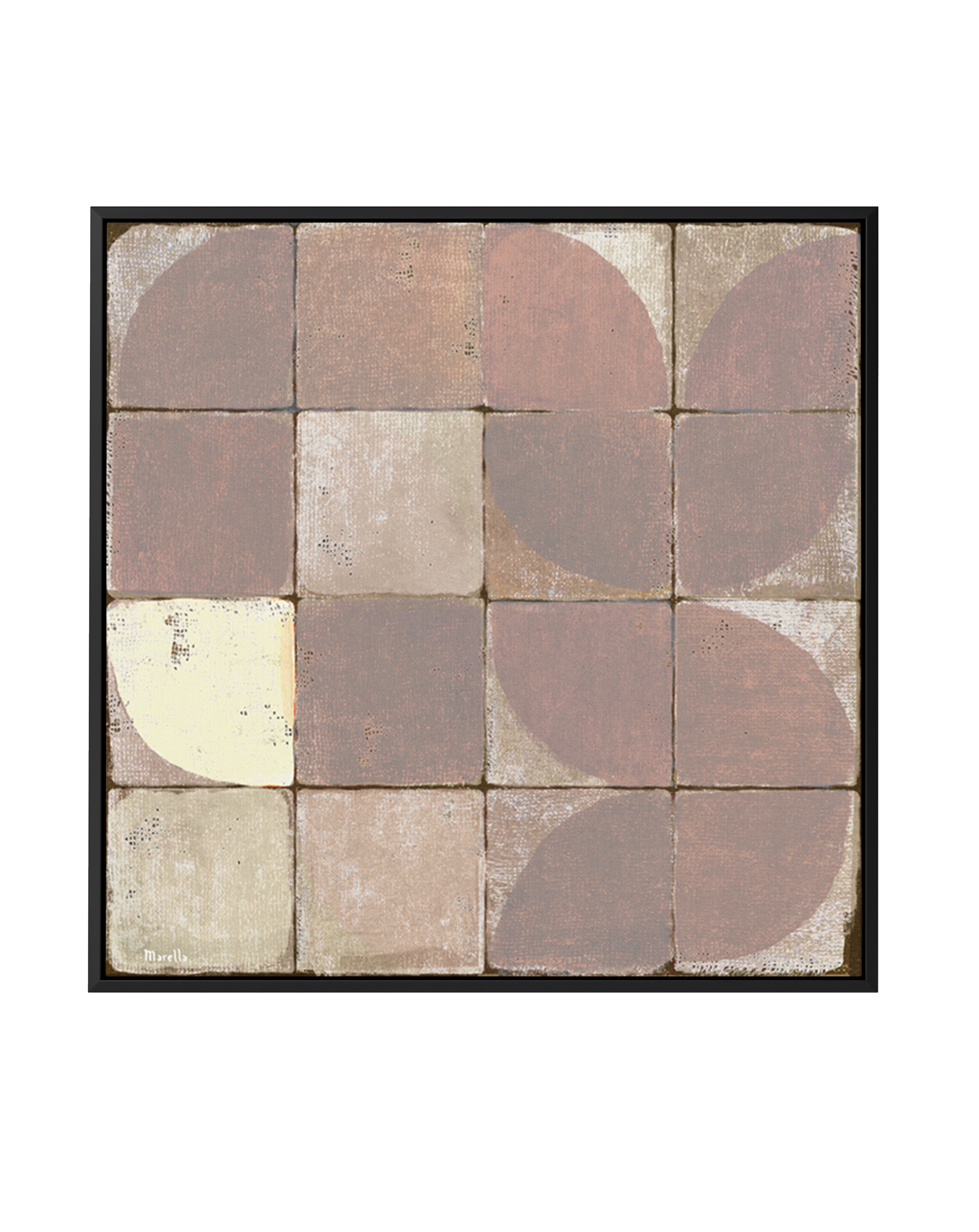 Tiles 3 by Marco Marella | Framed Canvas Art Print