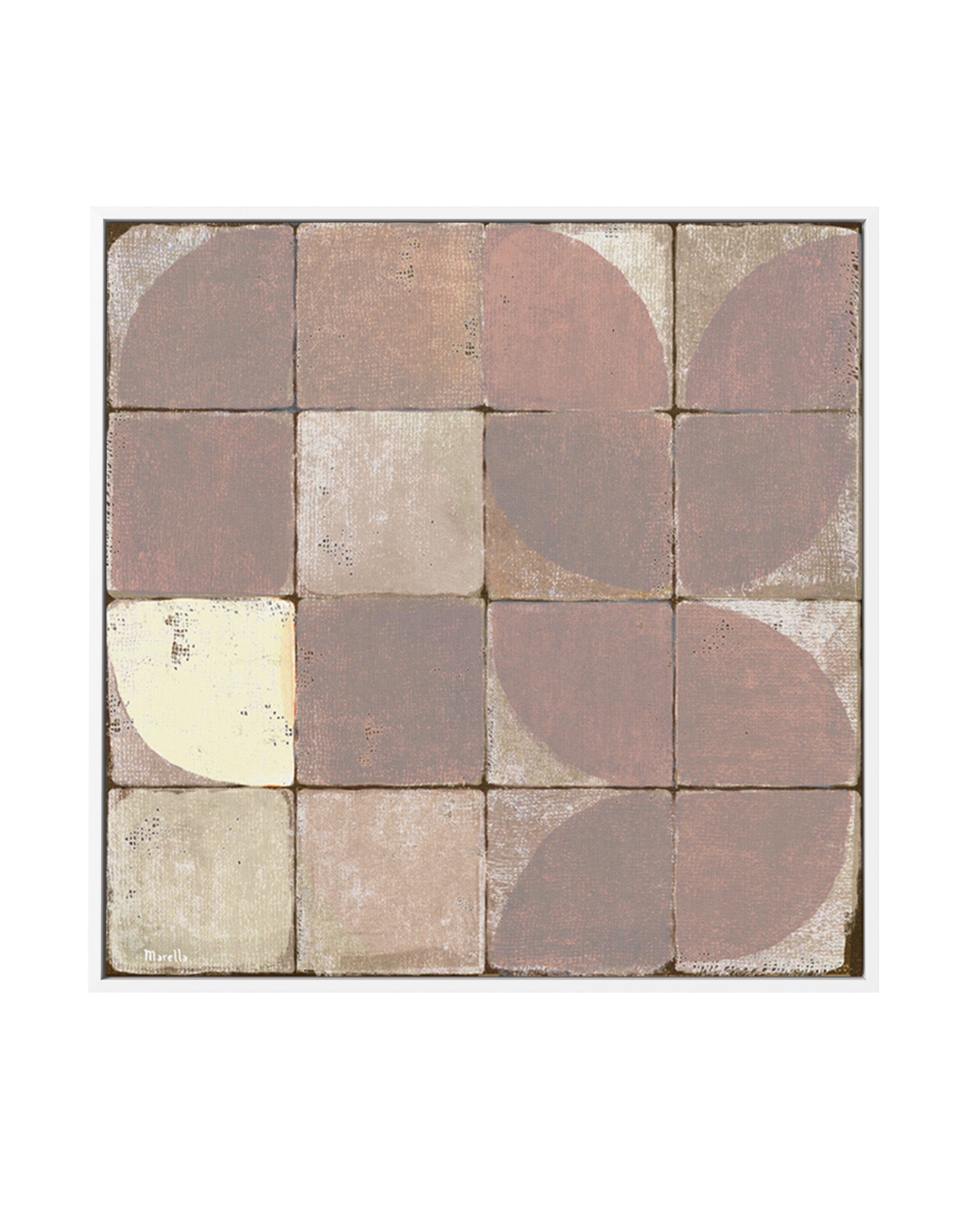 Tiles 3 by Marco Marella | Framed Canvas Art Print