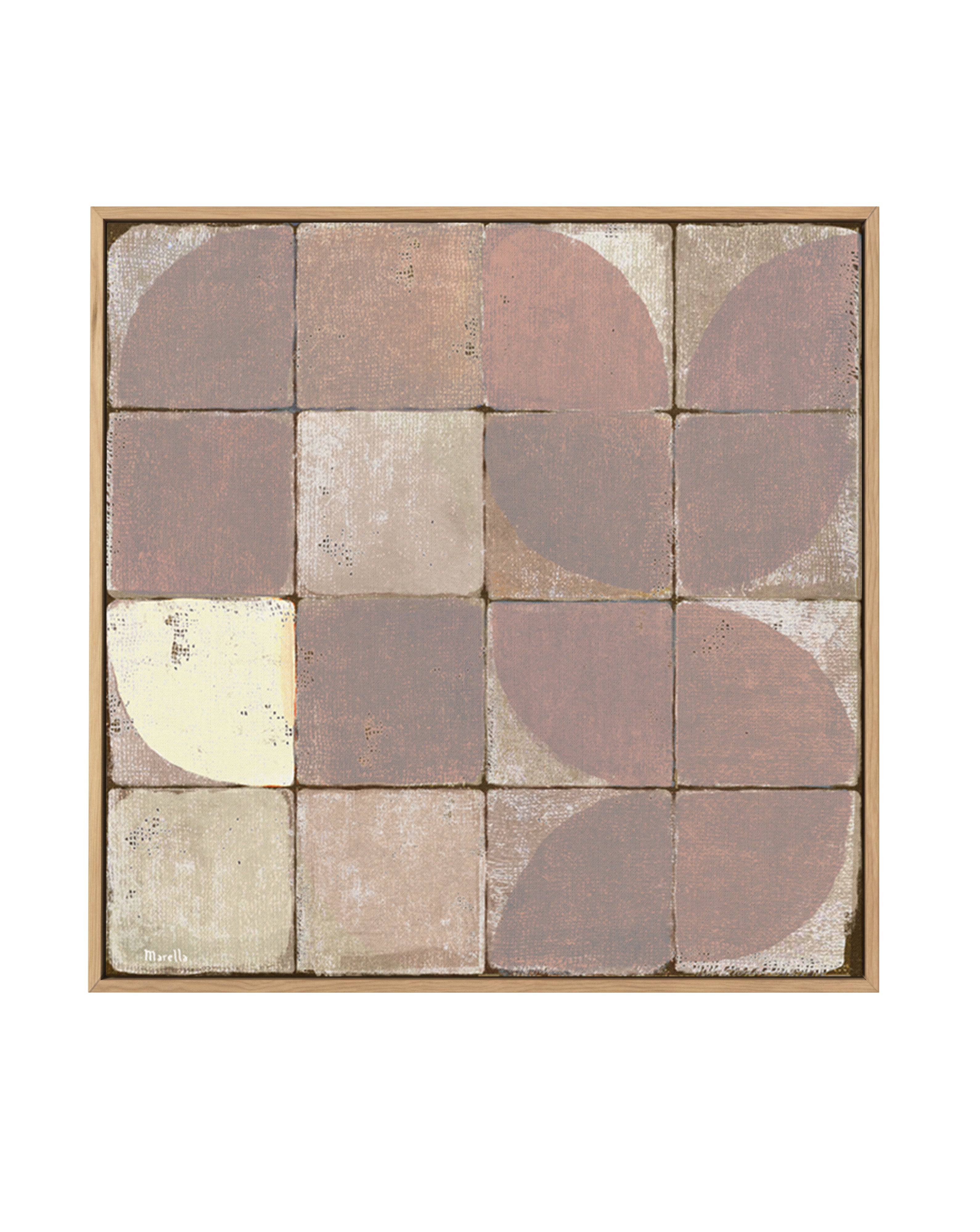 Tiles 3 by Marco Marella | Framed Canvas Art Print