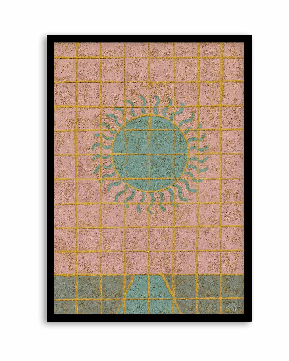 Tiles Of Sunset by Julie Celina | Art Print