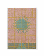 Tiles Of Sunset by Julie Celina | Framed Canvas Art Print