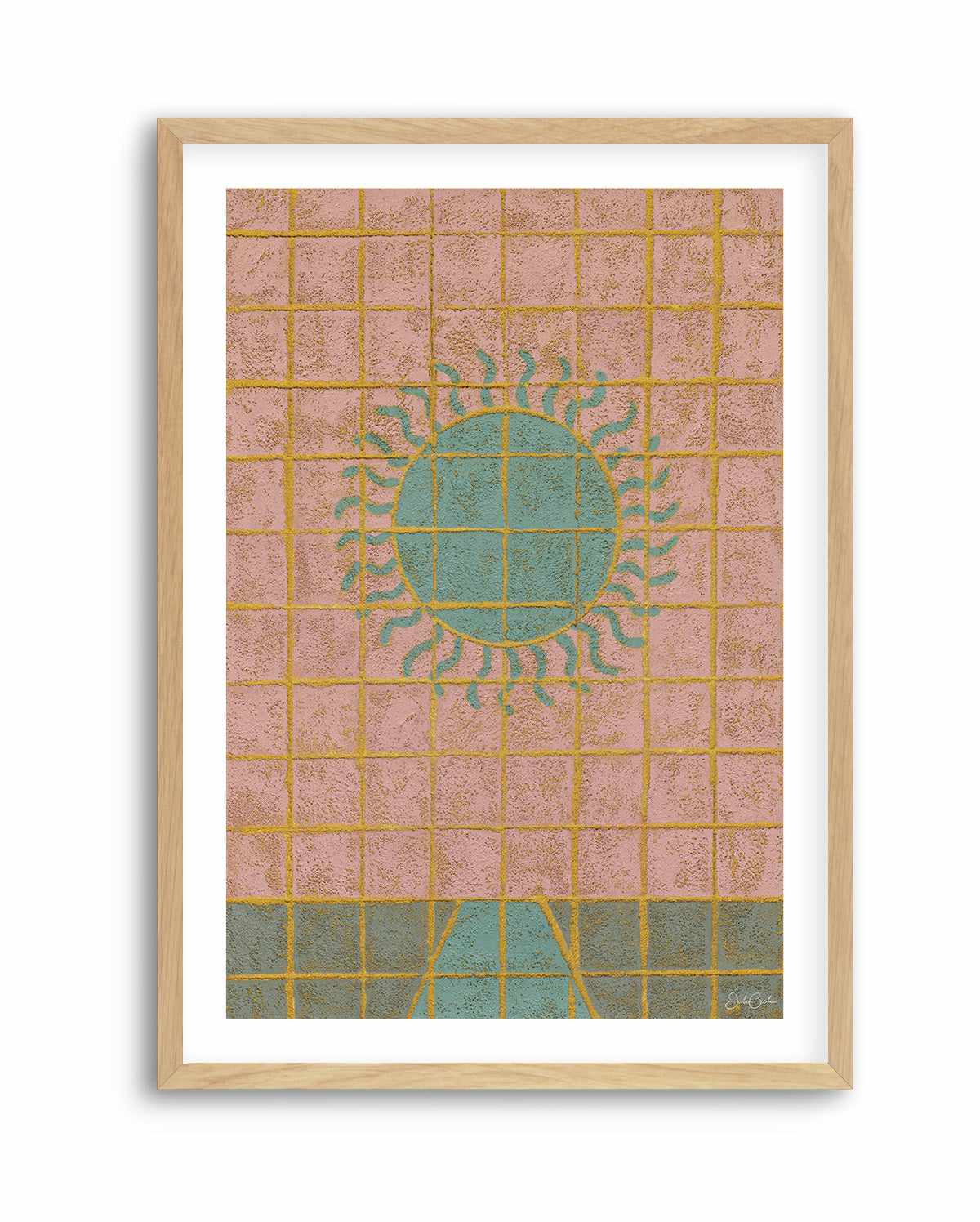 Tiles Of Sunset by Julie Celina | Art Print