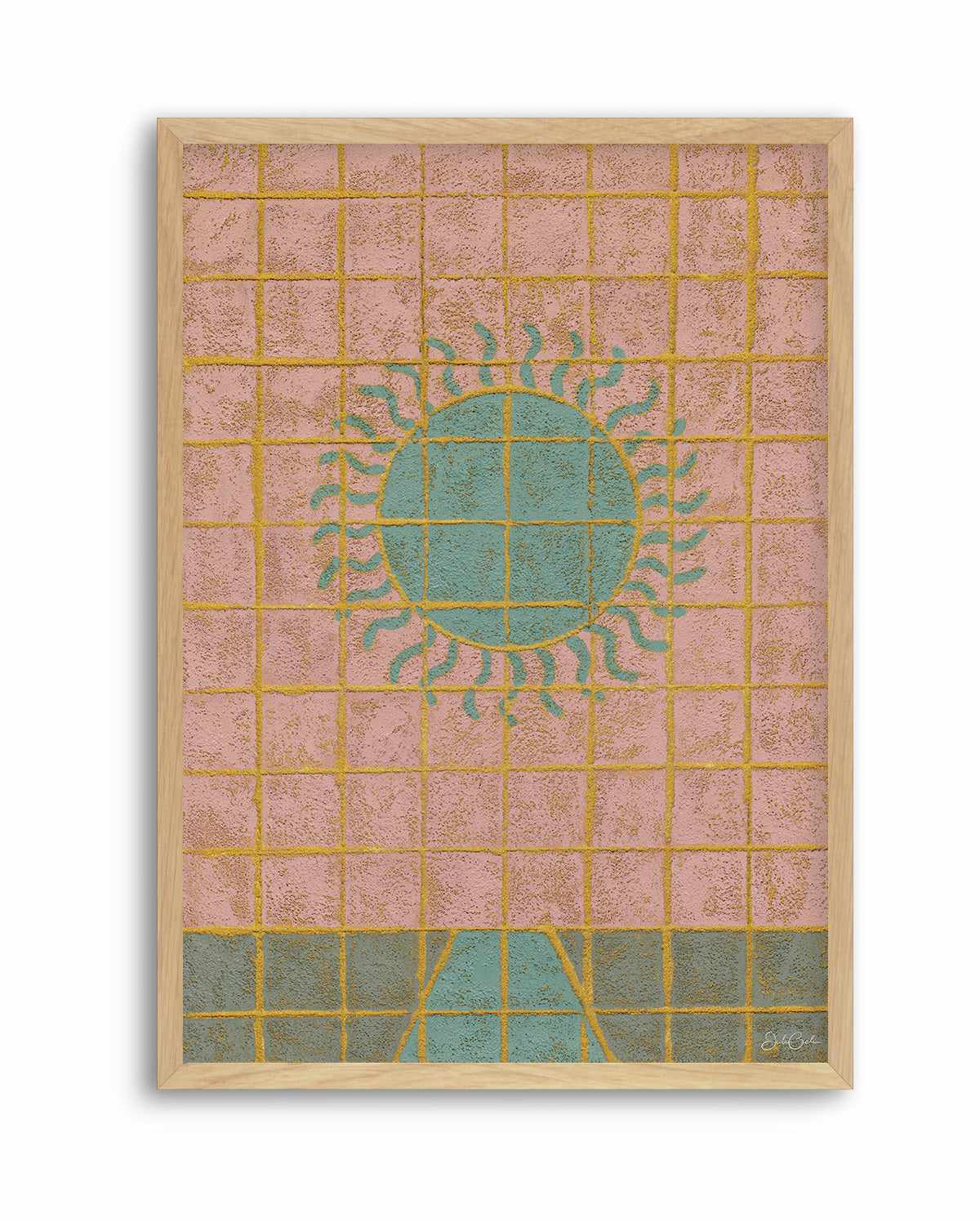 Tiles Of Sunset by Julie Celina | Art Print