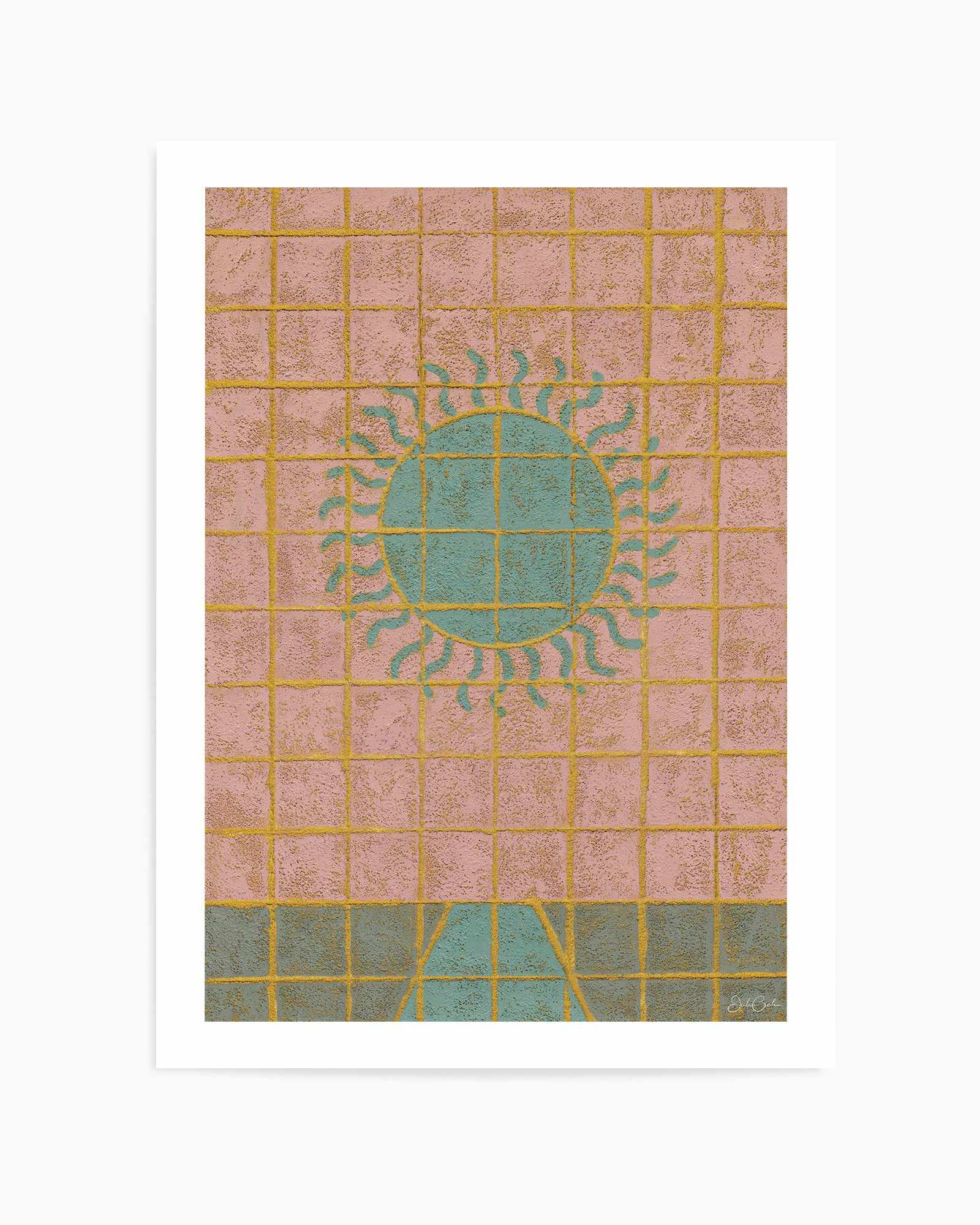 Tiles Of Sunset by Julie Celina | Art Print