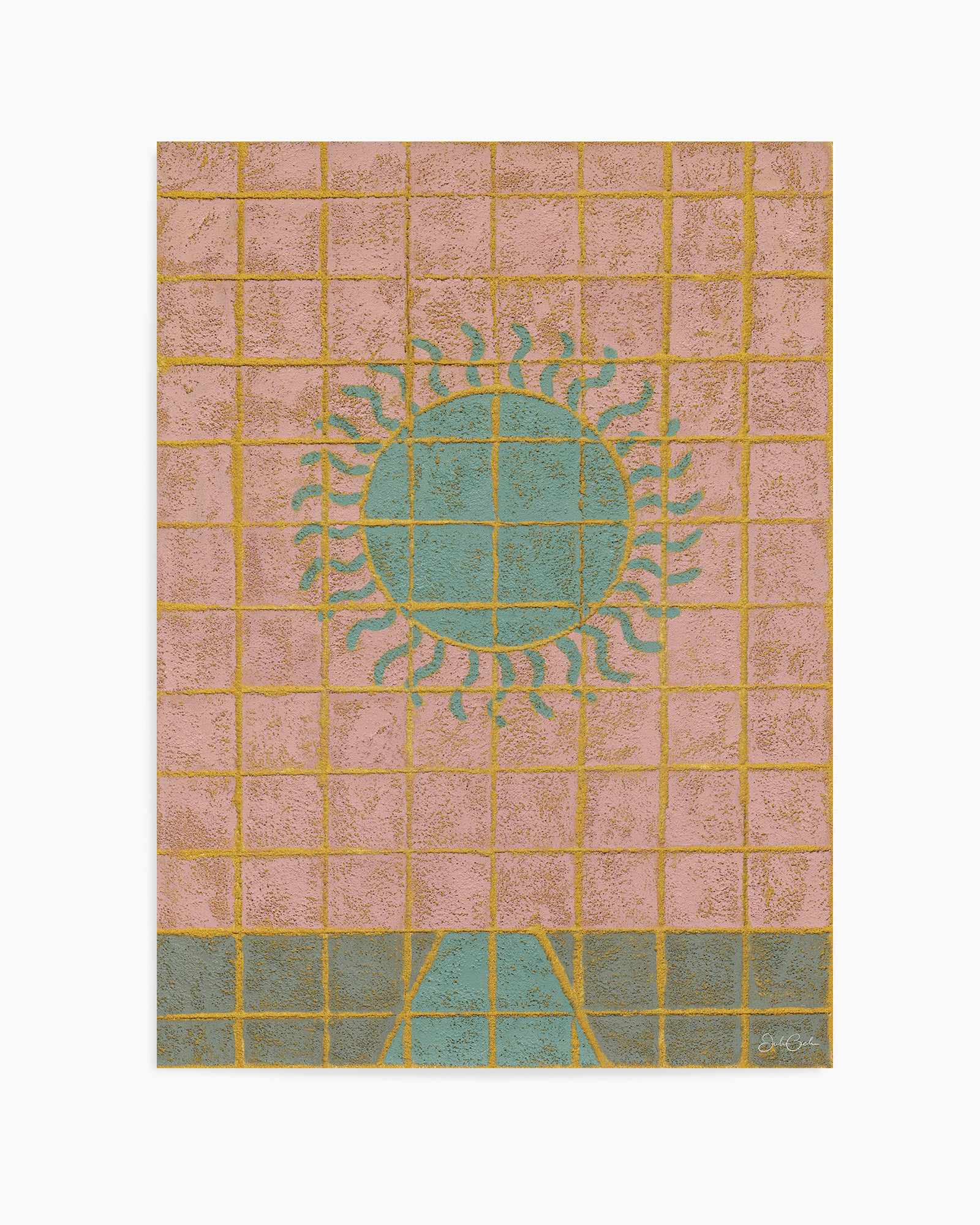 Tiles Of Sunset by Julie Celina | Art Print