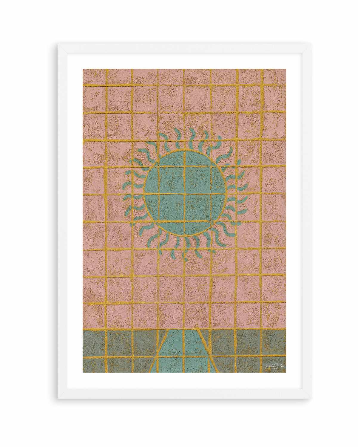 Tiles Of Sunset by Julie Celina | Art Print