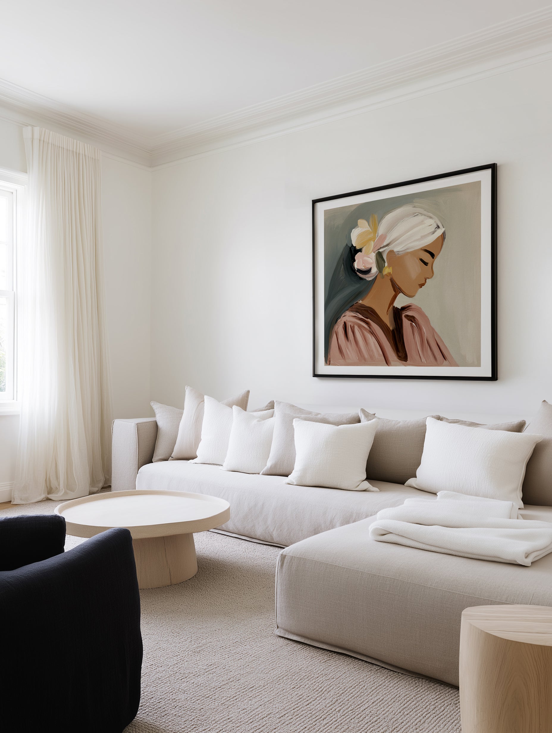 Tilly | Art Print from Olive et Oriel where you can shop wallpaper and artworks online