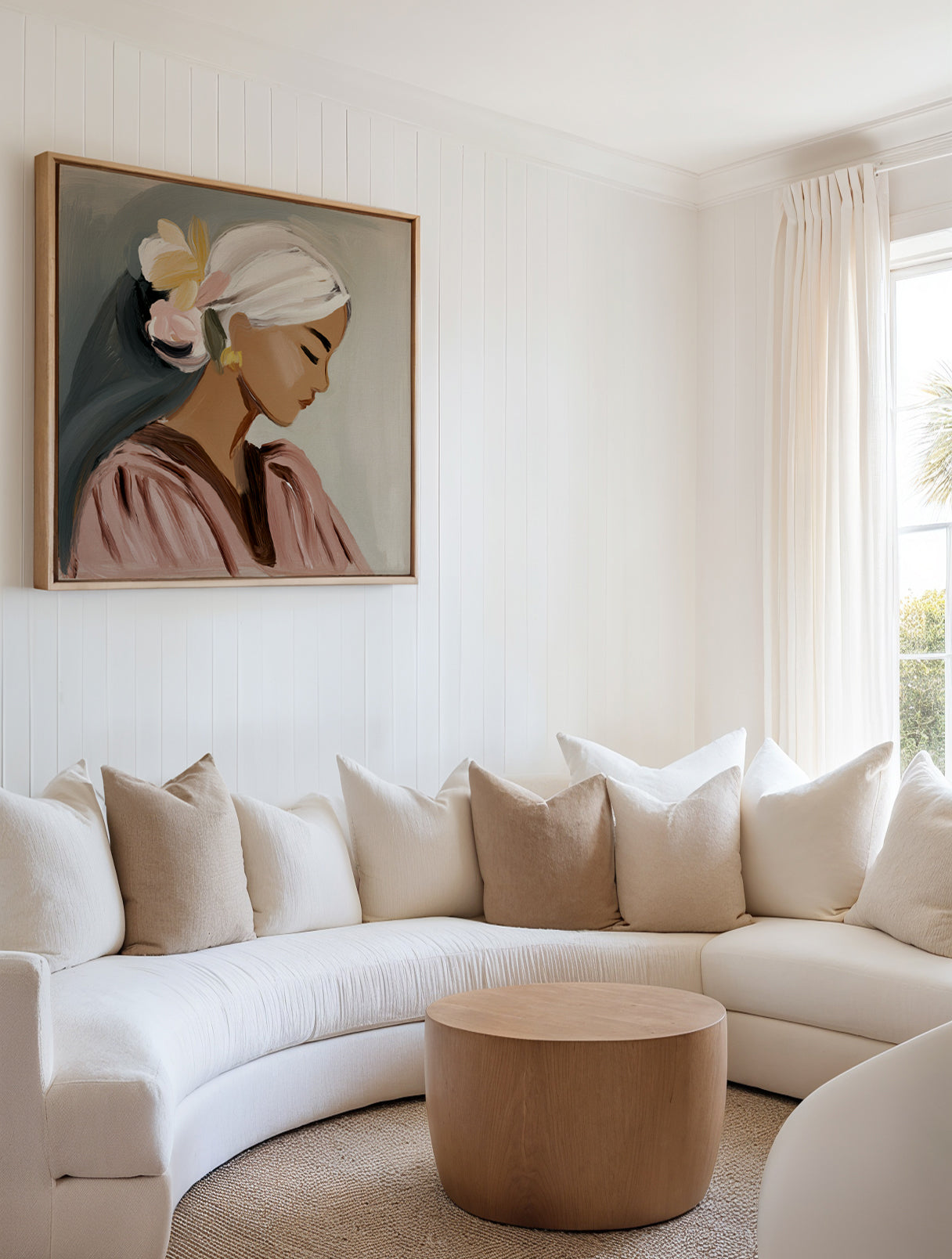 Tilly | Framed Canvas Art Print from Olive et Oriel where you can shop wallpaper and artworks online