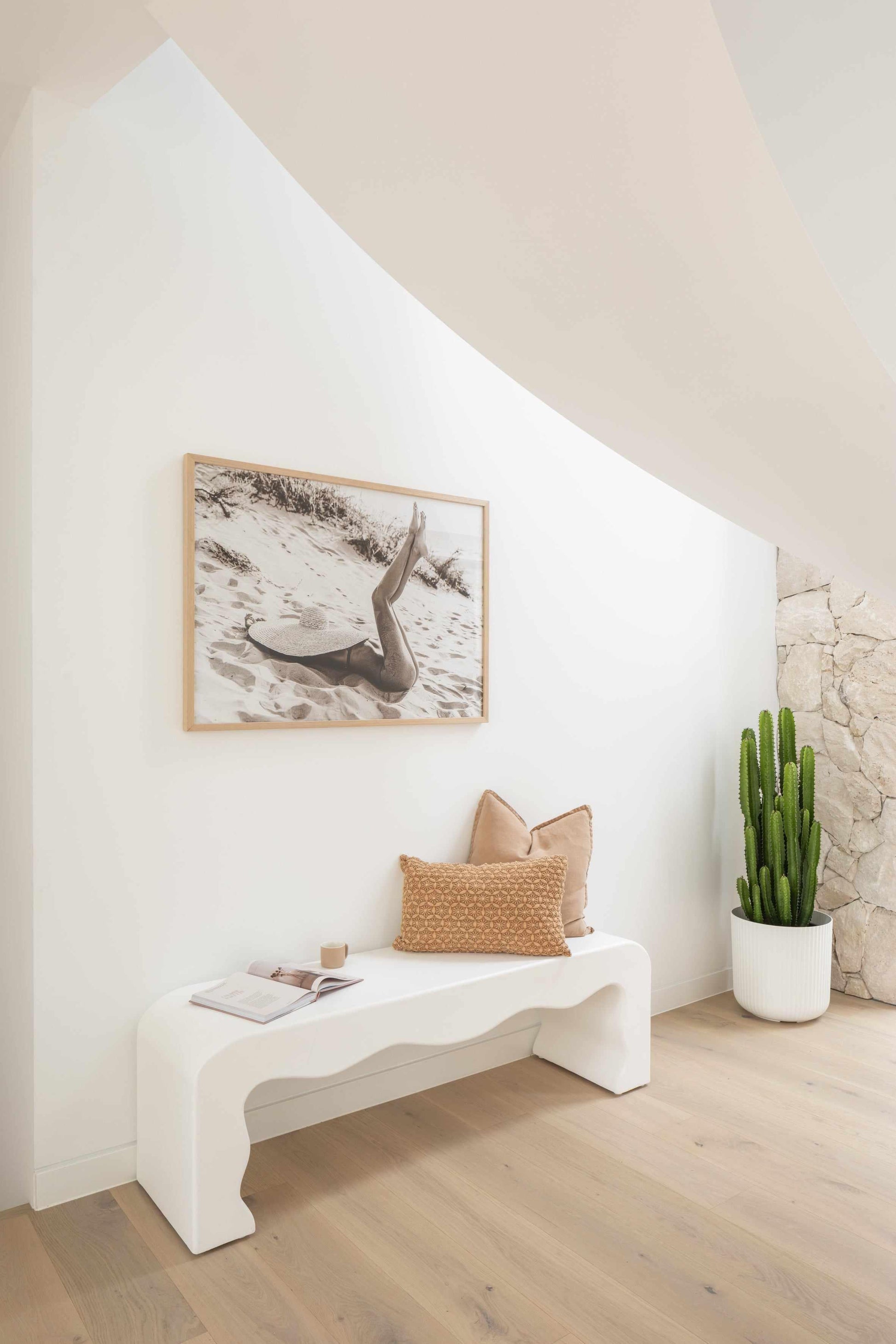 Seaside Bliss III Art Print from Olive et Oriel where you can shop wallpaper and artworks online