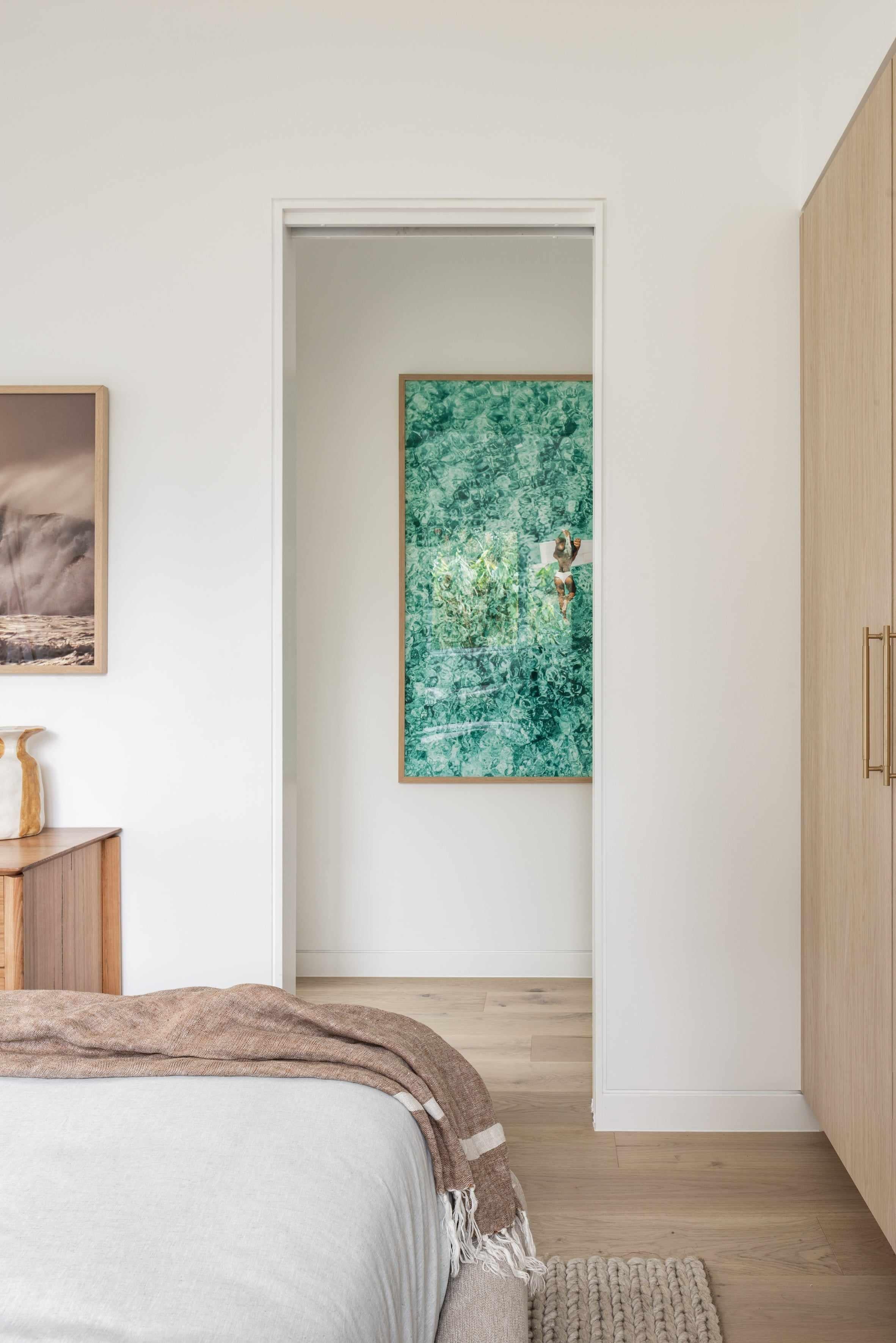 Surfer Girl, Ibiza Art Print from Olive et Oriel where you can shop wallpaper and artworks online