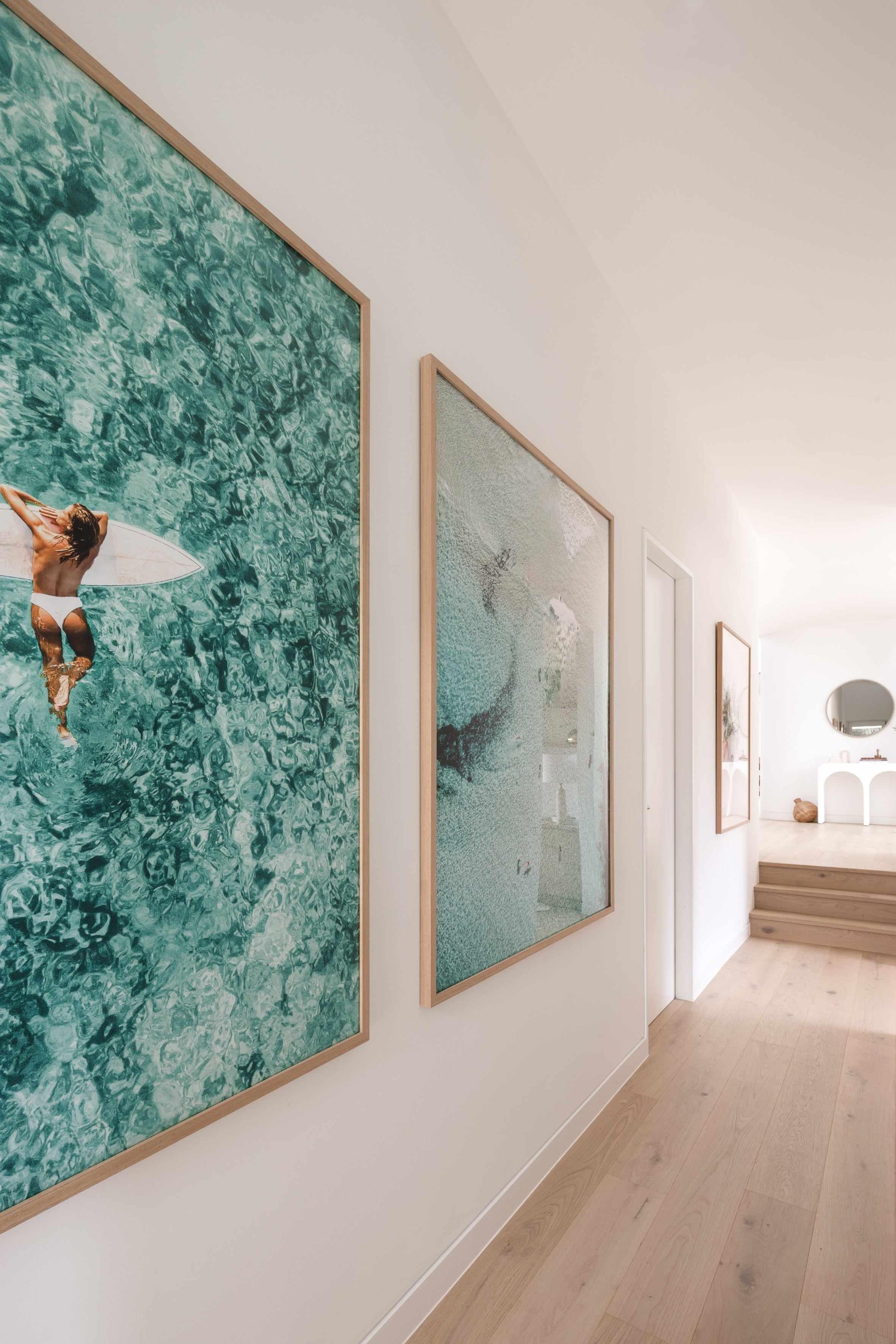 Surfer Girl, Ibiza Art Print from Olive et Oriel where you can shop wallpaper and artworks online