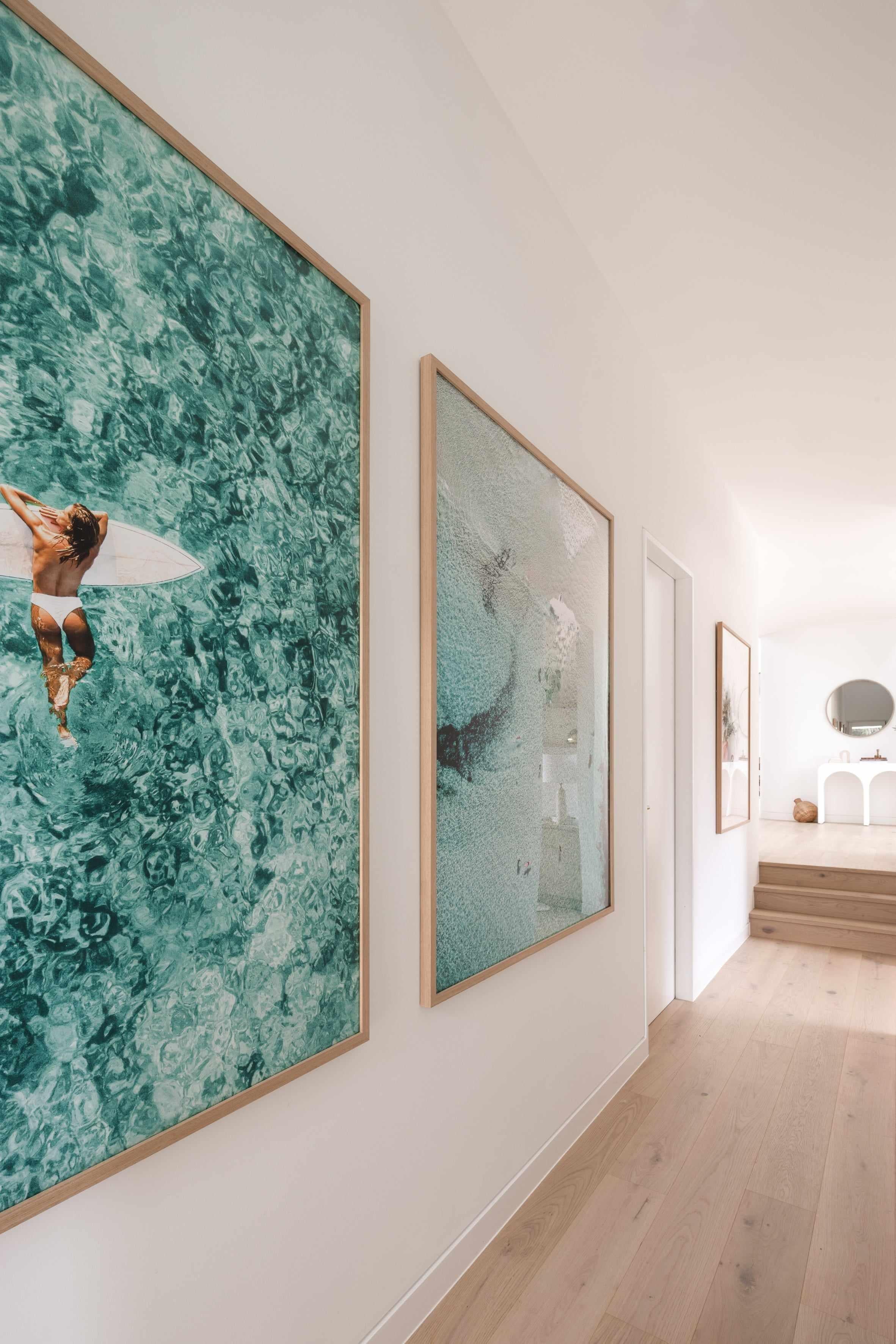 Surfer Girl, Ibiza Art Print from Olive et Oriel where you can shop wallpaper and artworks online