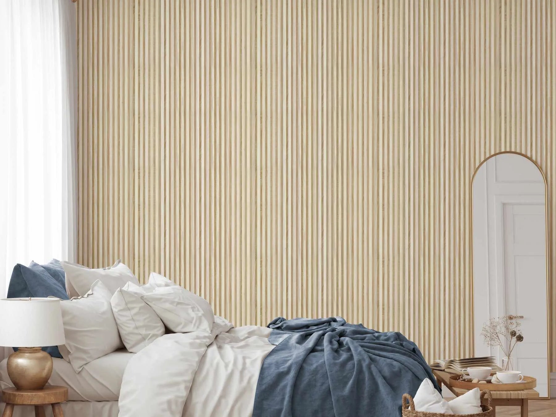 Timber Battens Wallpaper-Wallpaper-Buy Kids Removable Wallpaper Online Our Custom Made Children√¢‚Ç¨‚Ñ¢s Wallpapers Are A Fun Way To Decorate And Enhance Boys Bedroom Decor And Girls Bedrooms They Are An Amazing Addition To Your Kids Bedroom Walls Our Collection of Kids Wallpaper Is Sure To Transform Your Kids Rooms Interior Style From Pink Wallpaper To Dinosaur Wallpaper Even Marble Wallpapers For Teen Boys Shop Peel And Stick Wallpaper Online Today With Olive et Oriel