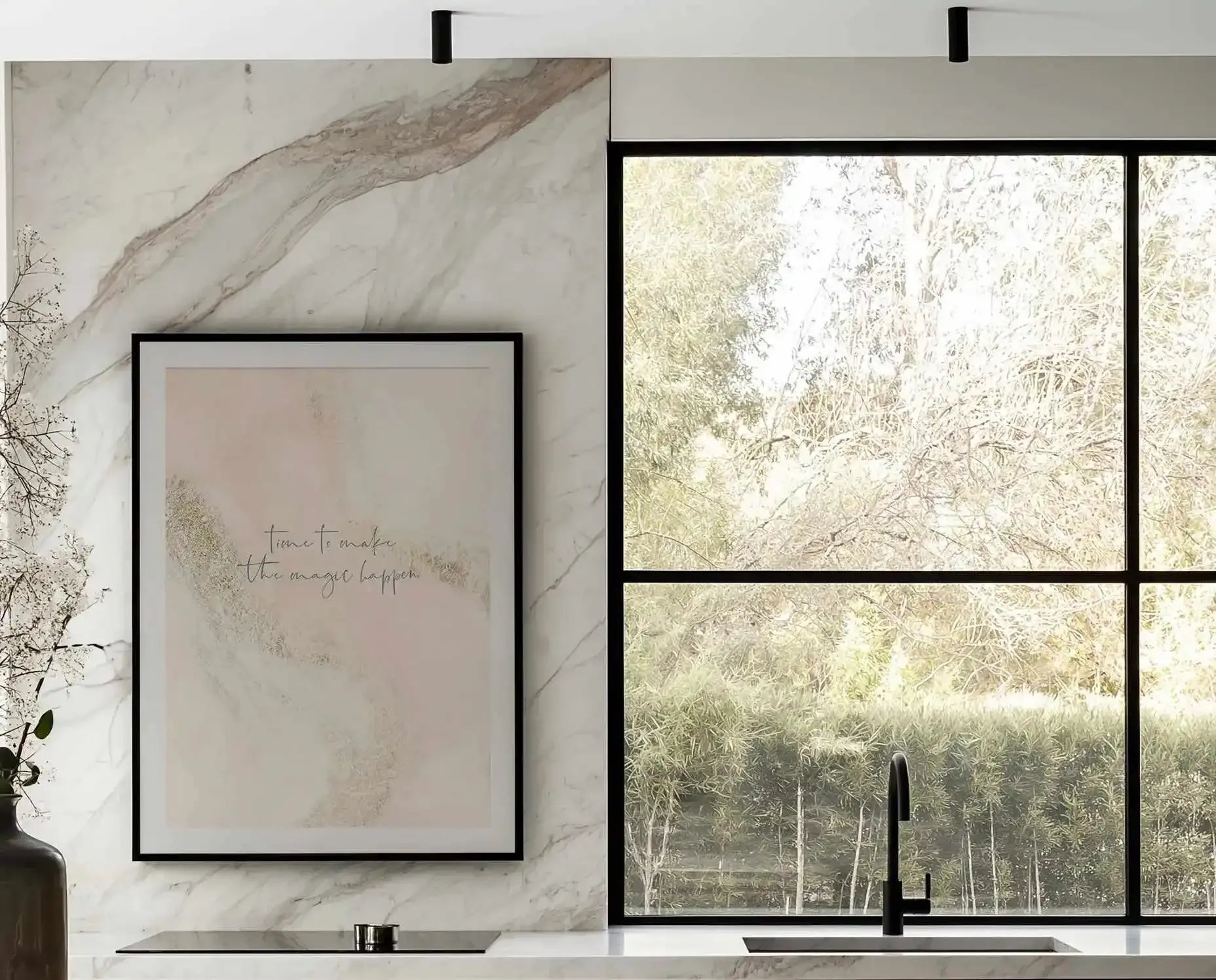 Time To Make The Magic Happen Art Print from Olive et Oriel where you can shop wallpaper and artworks online