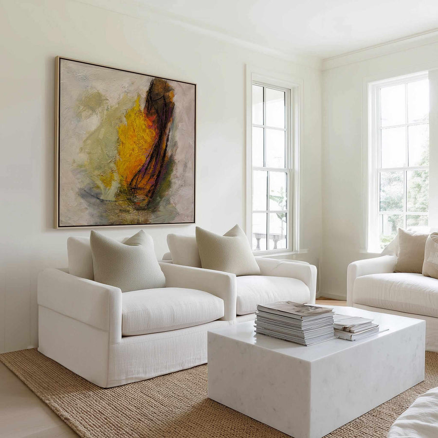 Time by Svend Kindt-Larsen | Framed Canvas Art Print from Olive et Oriel where you can shop wallpaper and artworks online