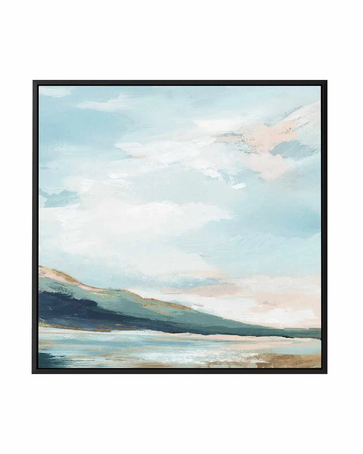 Timeless Sea Breath | Framed Canvas Print from Olive et Oriel where you can shop wallpaper and artworks online