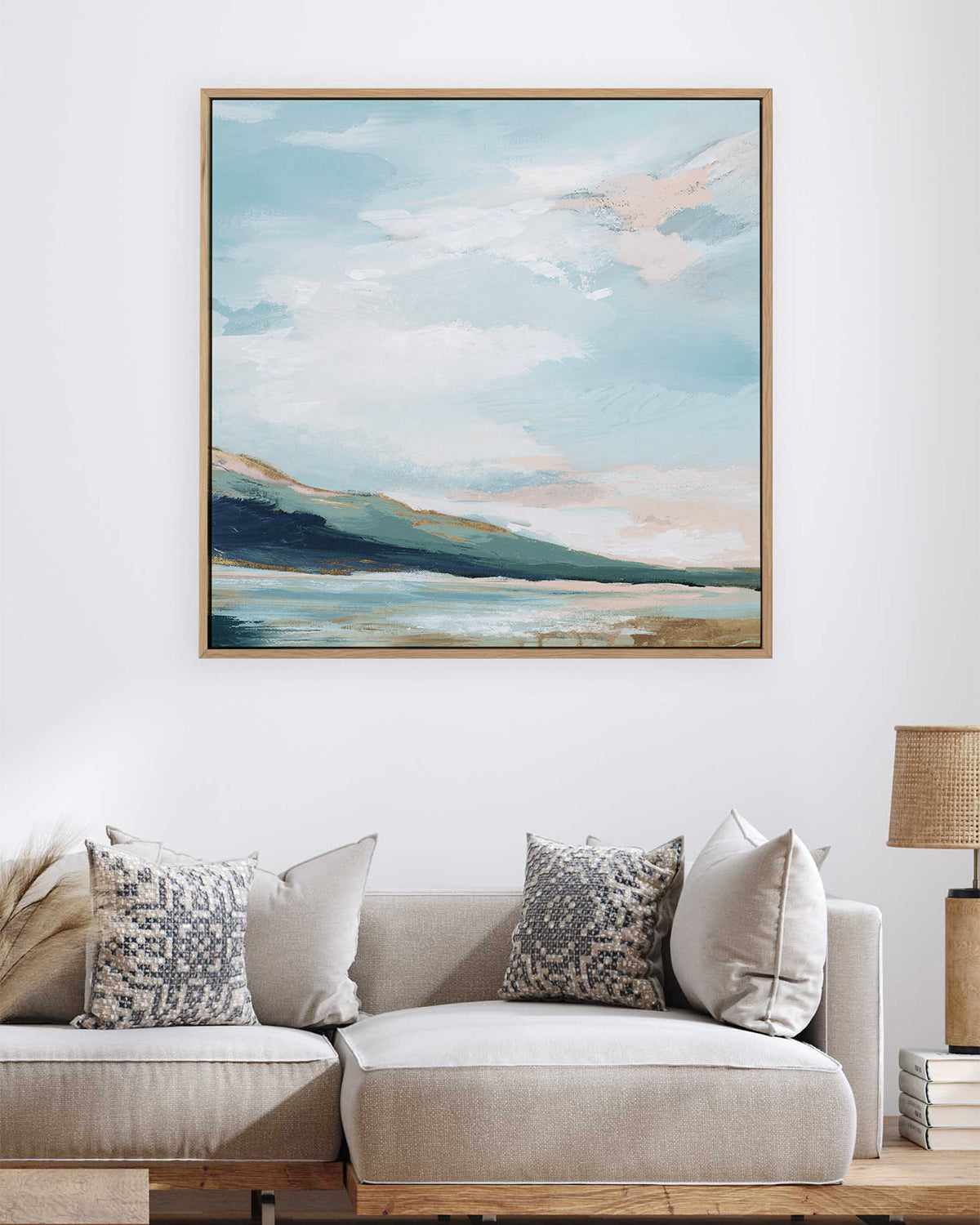 Timeless Sea Breath | Framed Canvas Print