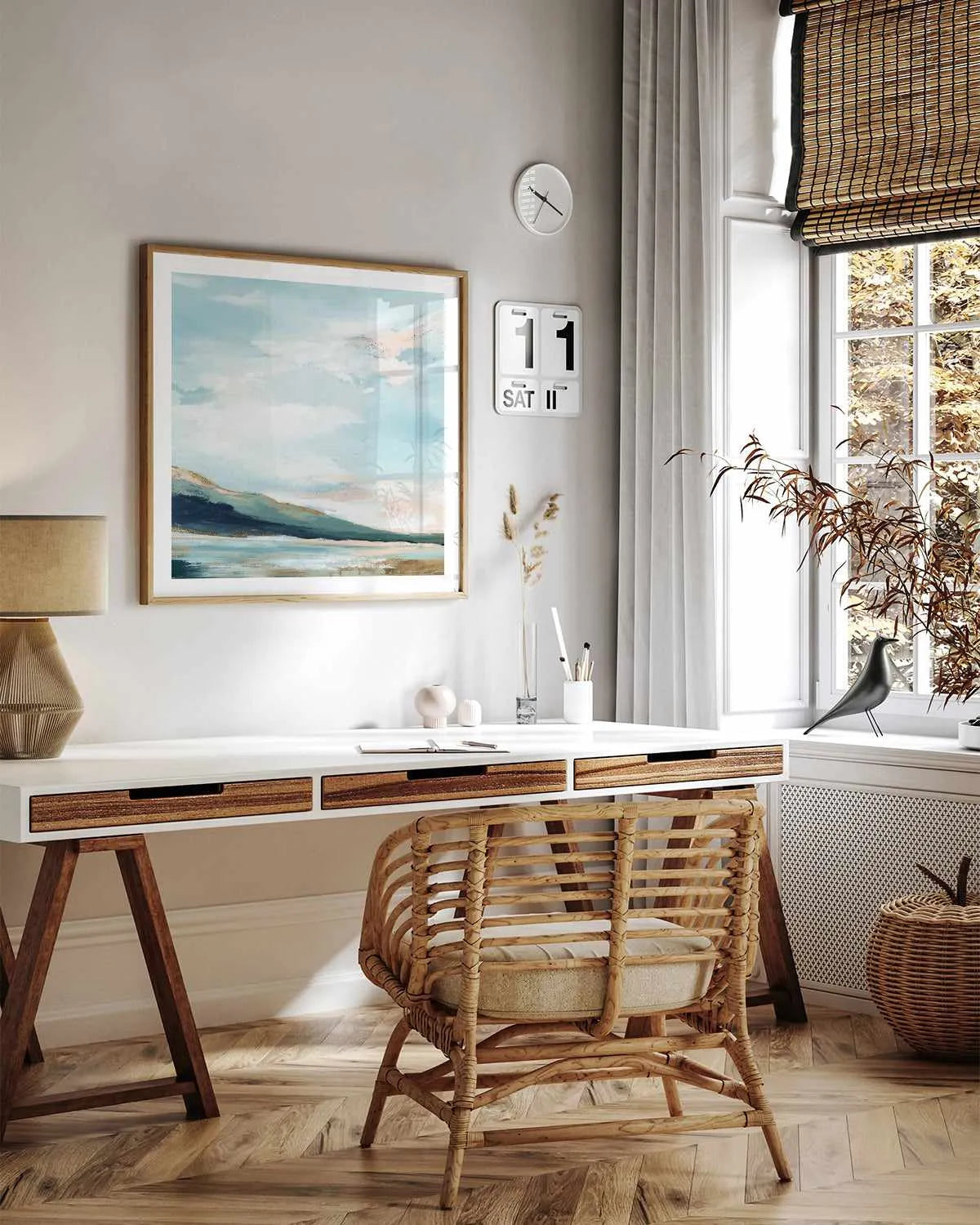 Timeless Sea Breath Art Print from Olive et Oriel where you can shop wallpaper and artworks online