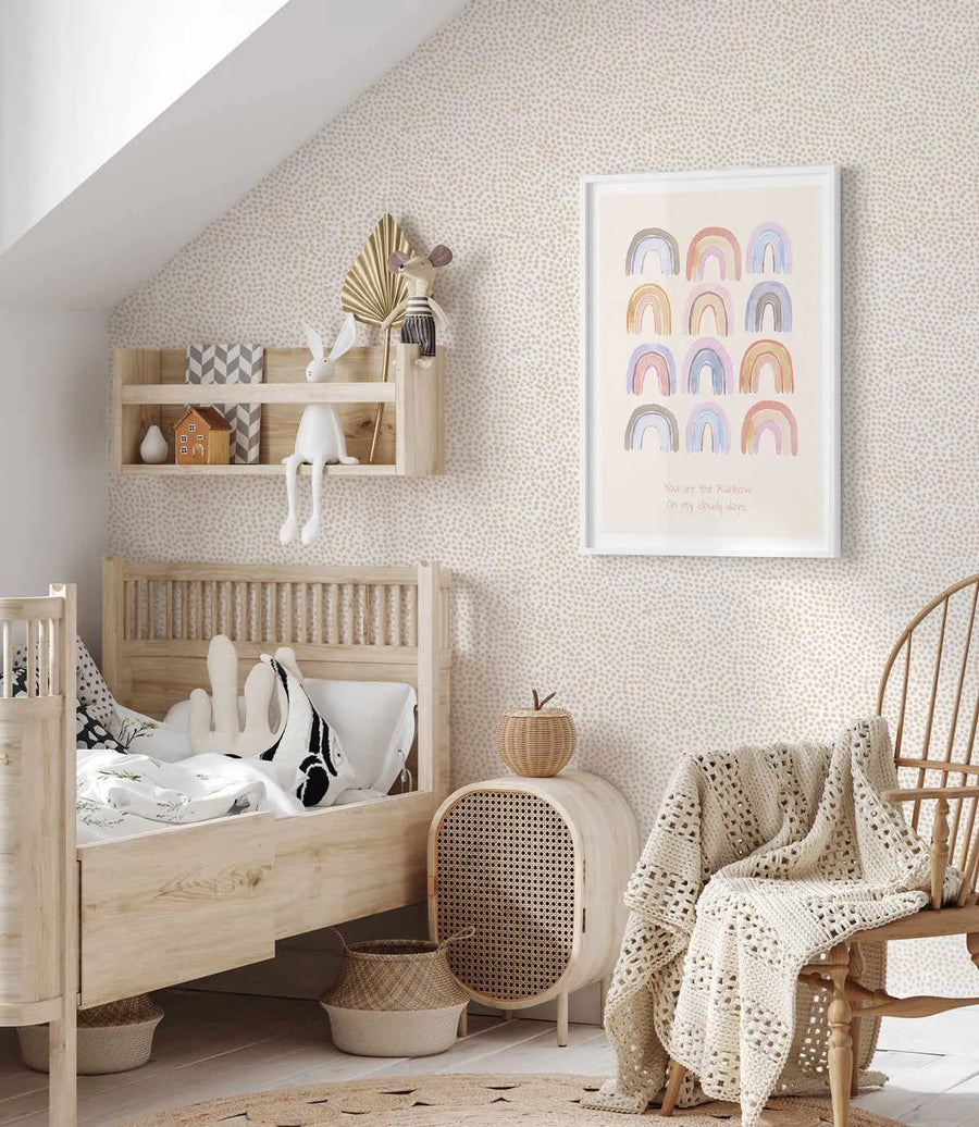 Tiny Dots Wallpaper in Beige-Wallpaper-Buy Kids Removable Wallpaper Online Our Custom Made Children‚àö¬¢‚Äö√á¬®‚Äö√ë¬¢s Wallpapers Are A Fun Way To Decorate And Enhance Boys Bedroom Decor And Girls Bedrooms They Are An Amazing Addition To Your Kids Bedroom Walls Our Collection of Kids Wallpaper Is Sure To Transform Your Kids Rooms Interior Style From Pink Wallpaper To Dinosaur Wallpaper Even Marble Wallpapers For Teen Boys Shop Peel And Stick Wallpaper Online Today With Olive et Oriel