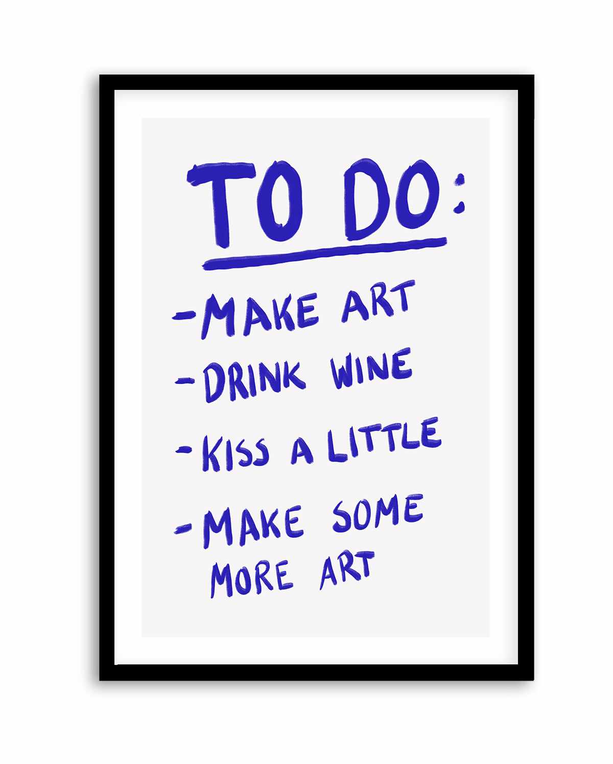 To Do By Athene Fritsch  | Art Print