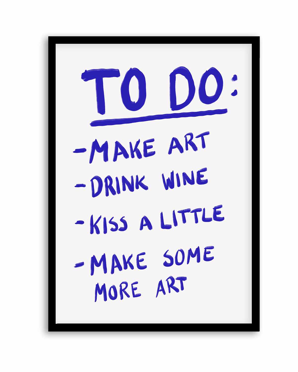 To Do By Athene Fritsch  | Art Print