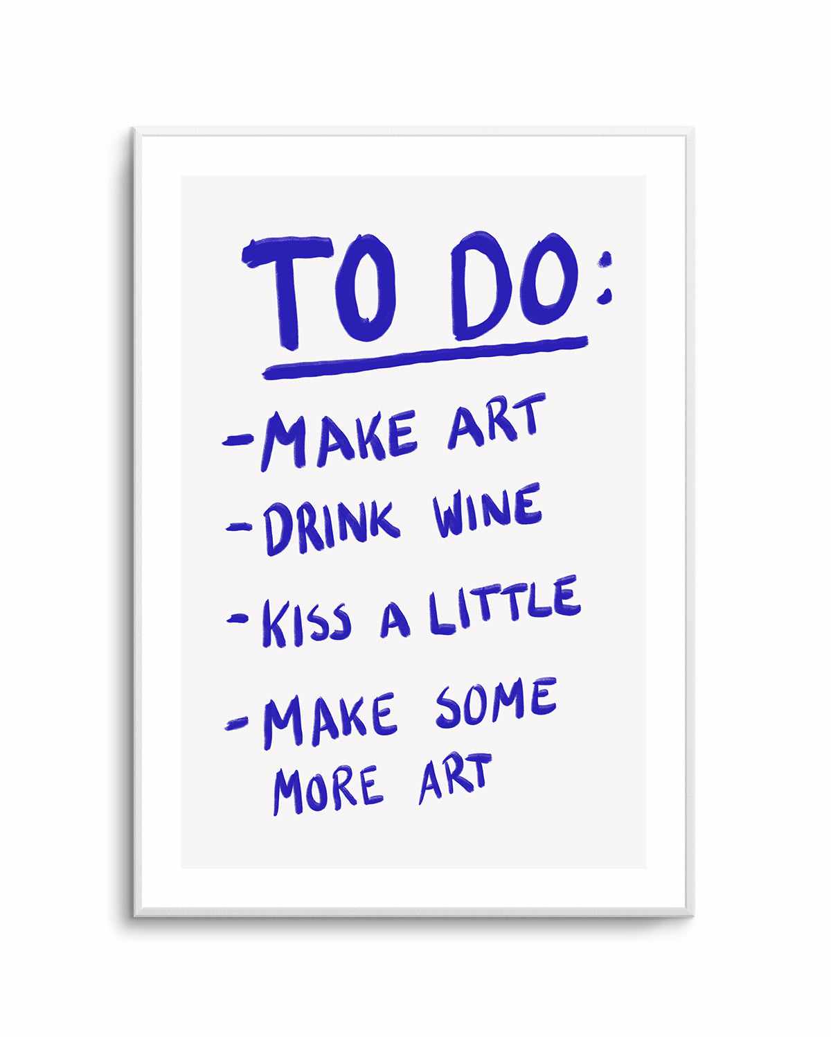 To Do By Athene Fritsch  | Art Print