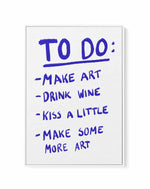 To Do By Athene Fritsch  | Framed Canvas Art Print