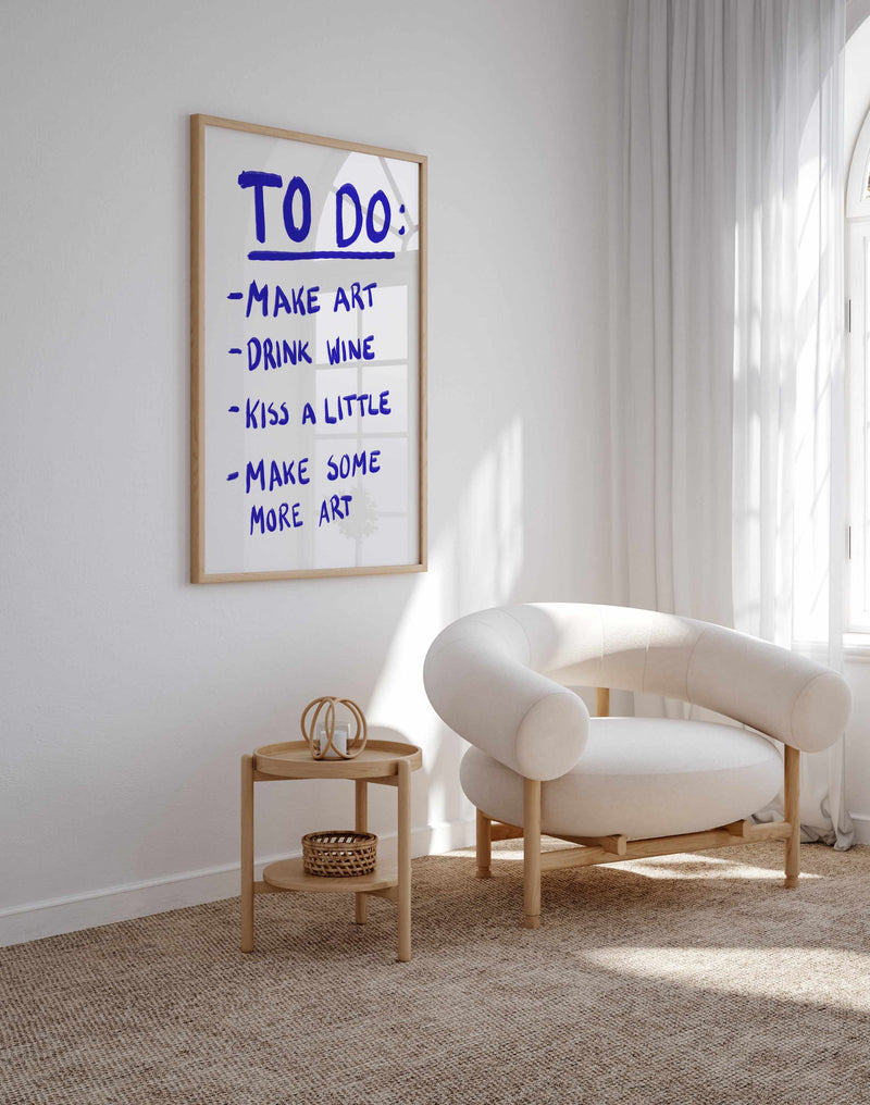 To Do By Athene Fritsch | Art Print from Olive et Oriel where you can shop wallpaper and artworks online
