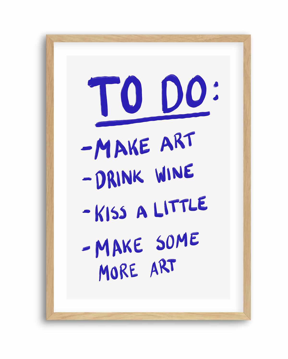 To Do By Athene Fritsch  | Art Print