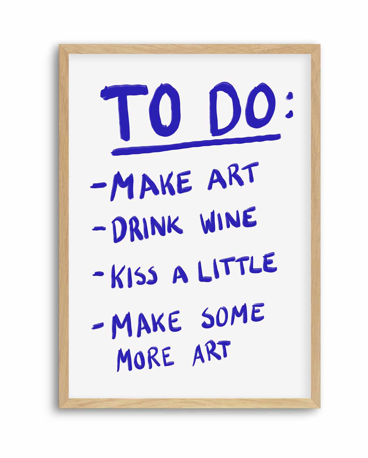 To Do By Athene Fritsch  | Art Print