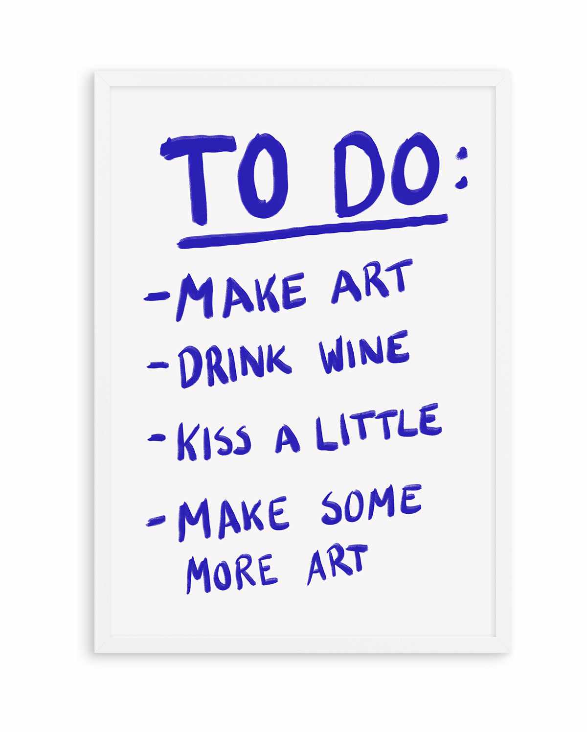 To Do By Athene Fritsch  | Art Print