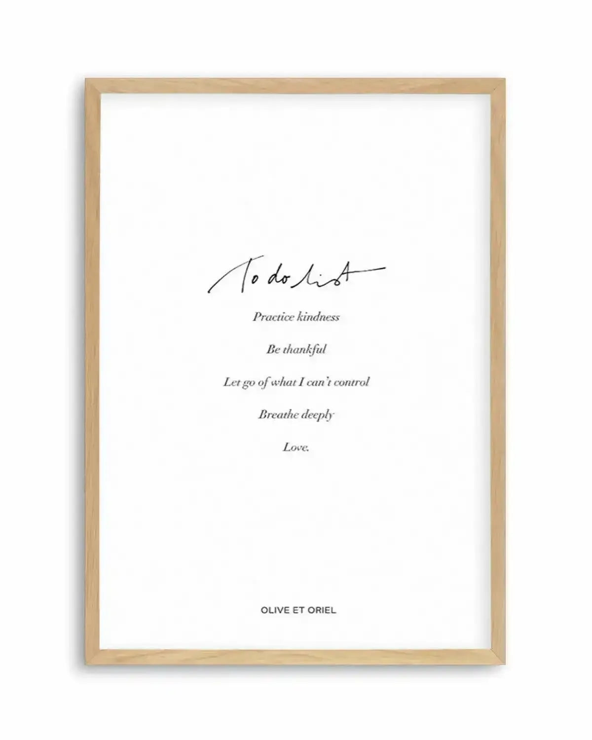 To Do List Art Print from Olive et Oriel where you can shop wallpaper and artworks online