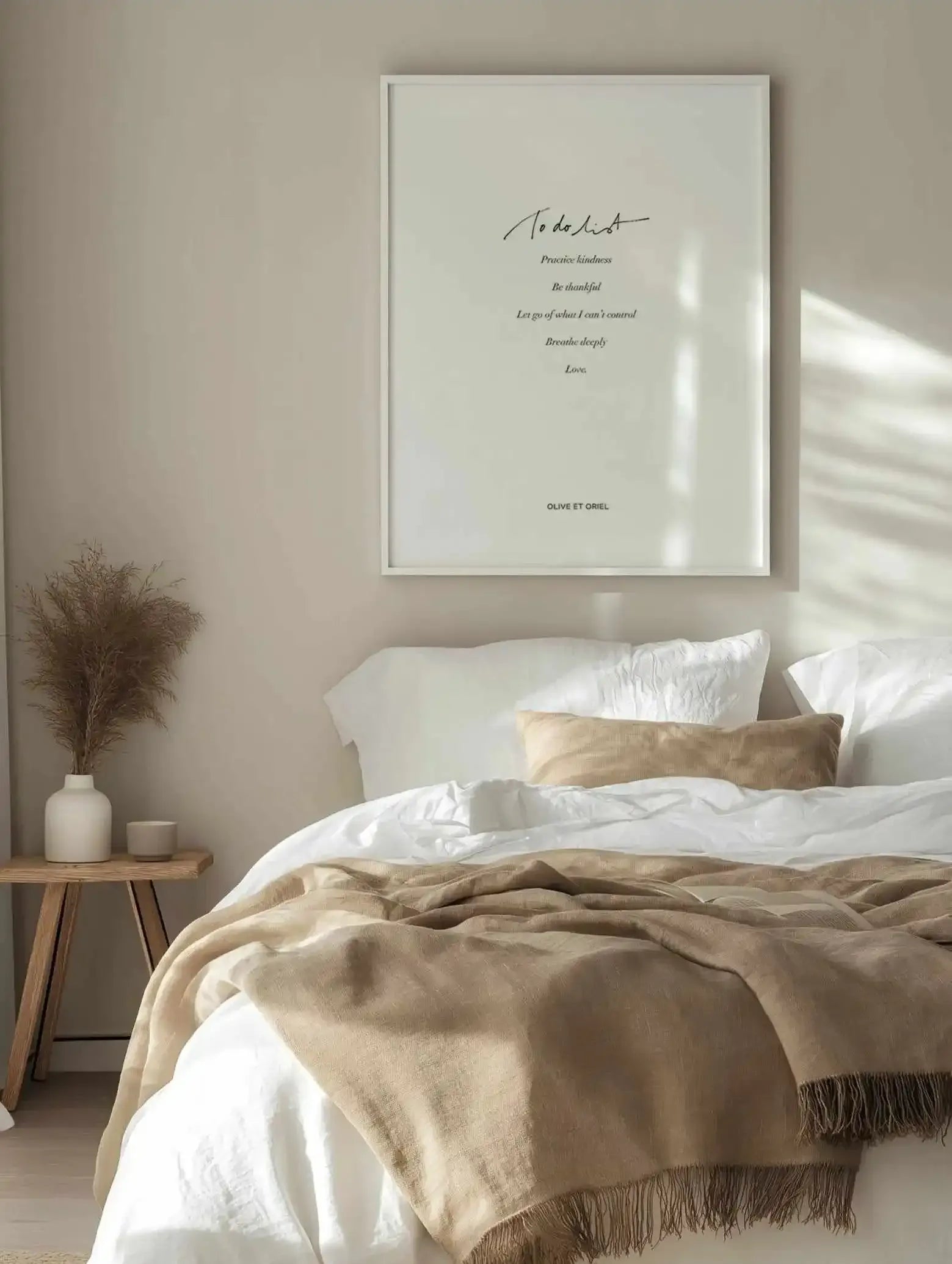 To Do List Art Print from Olive et Oriel where you can shop wallpaper and artworks online